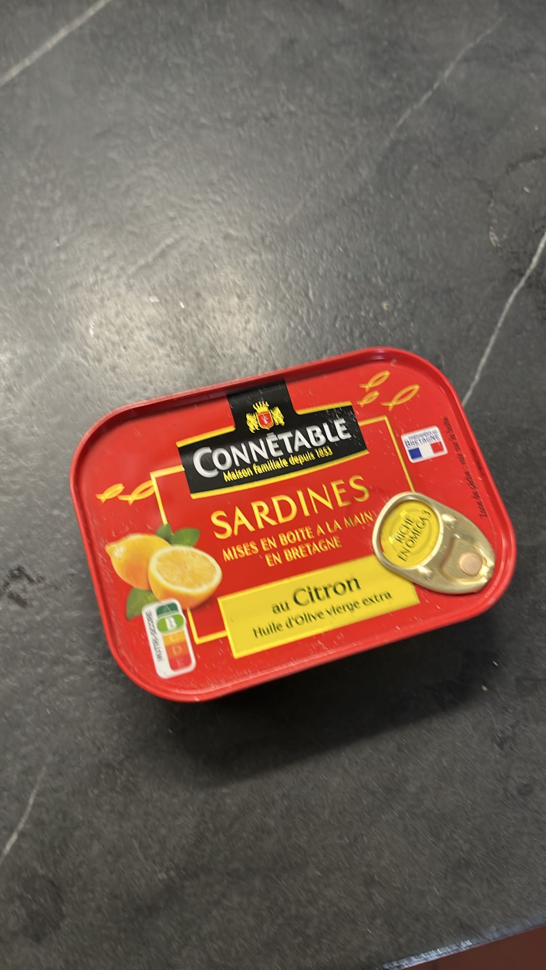 Sardines au citron