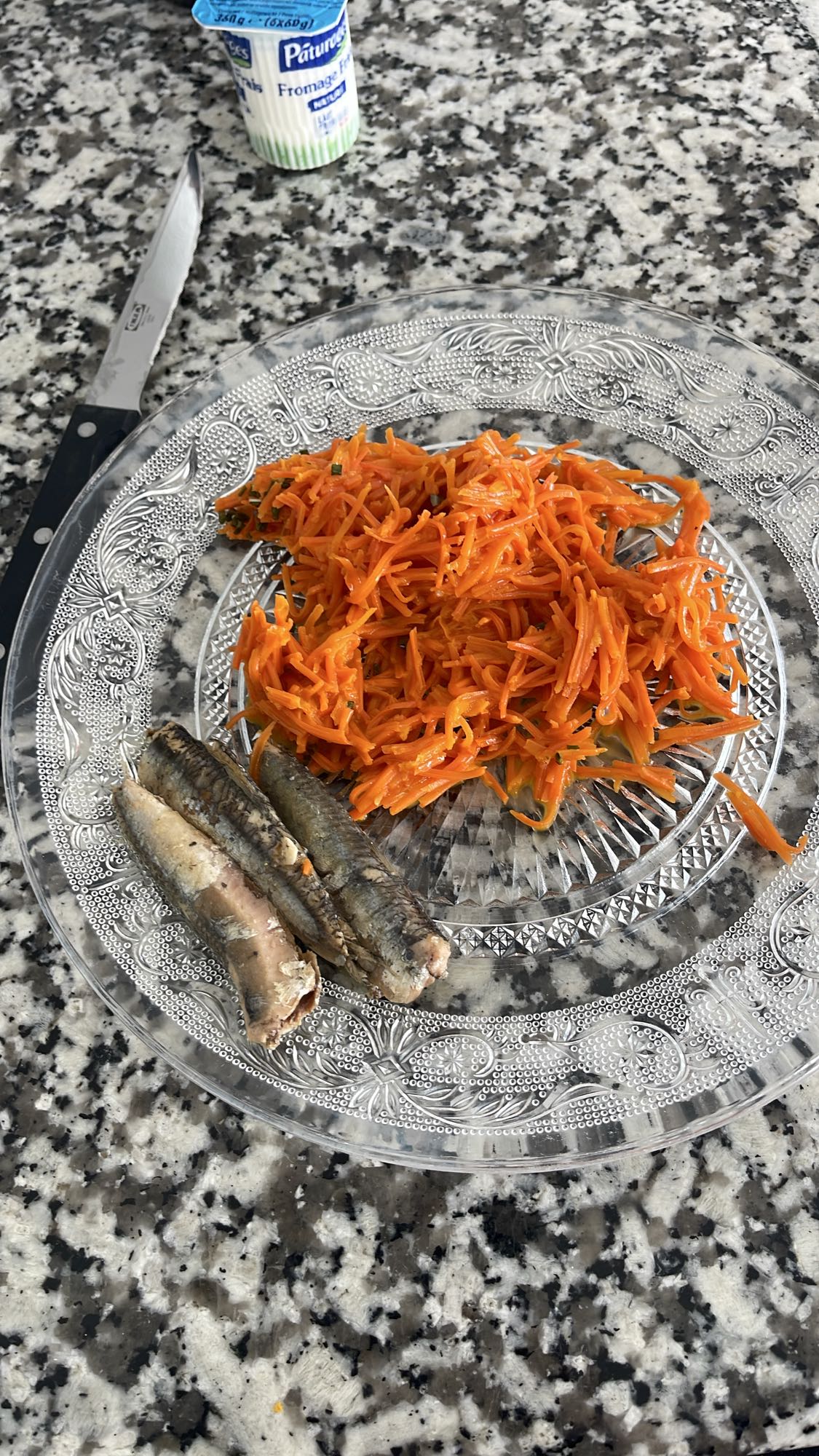 Carottes et sardines