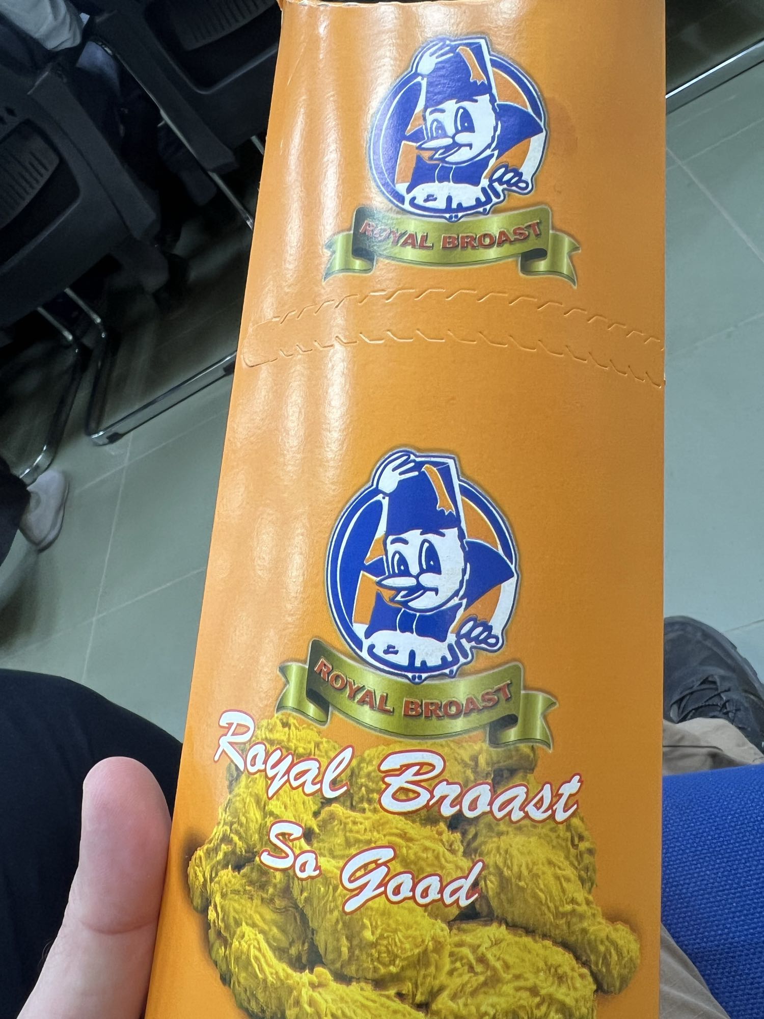 Crispy chicken baguette sandwich