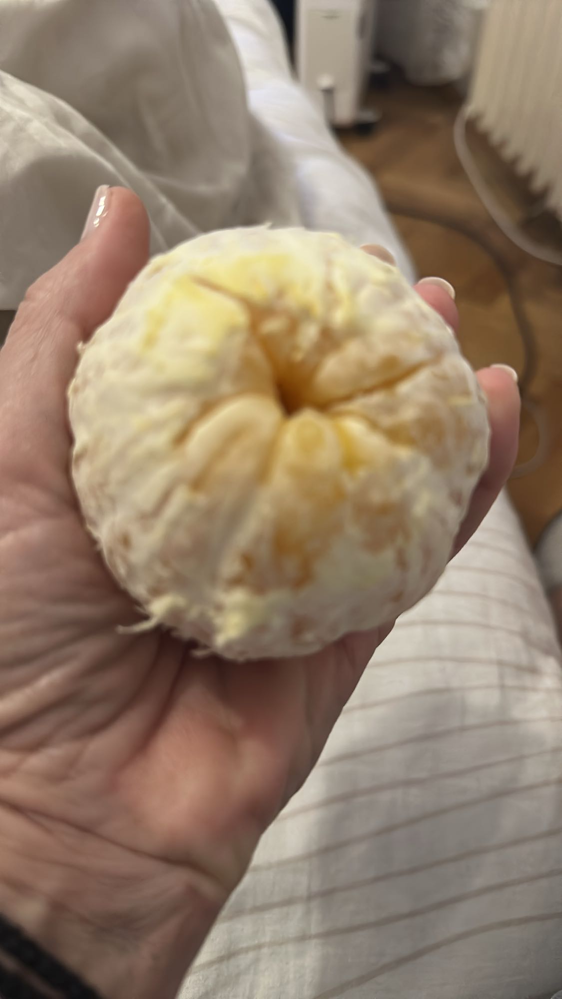 Peeled orange