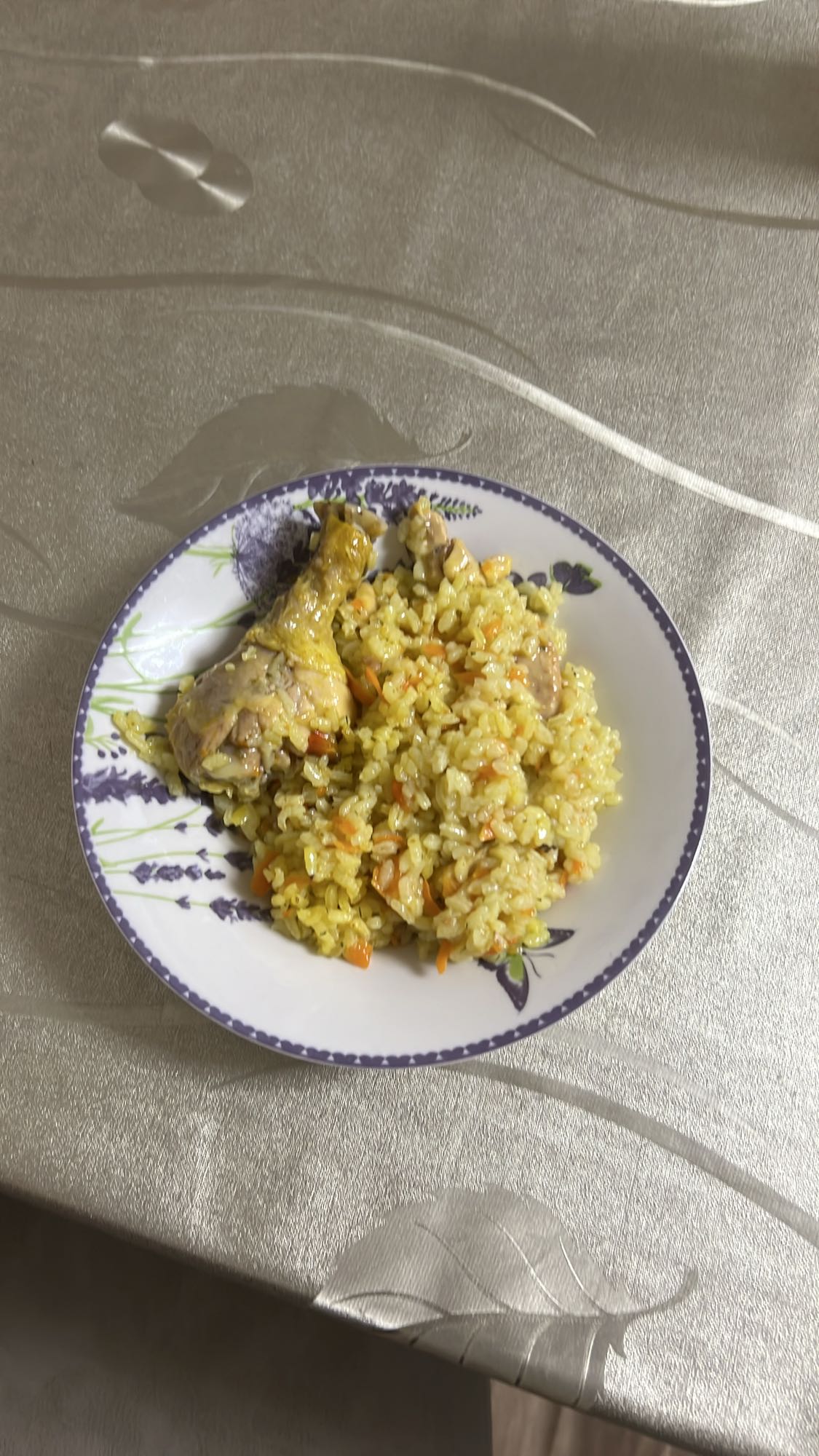 Pilaf cu pui și legume