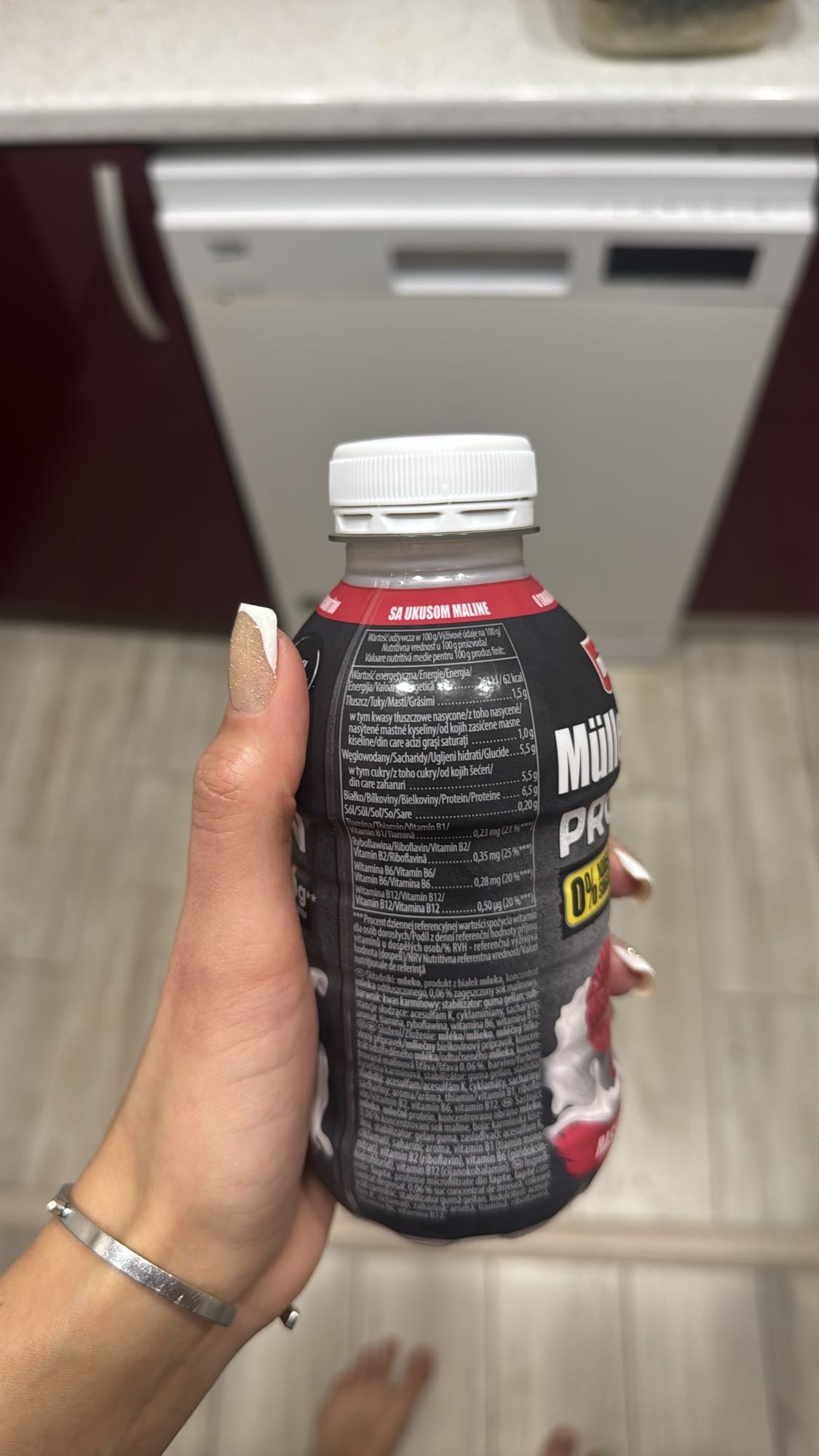 Raspberry Protein Drink