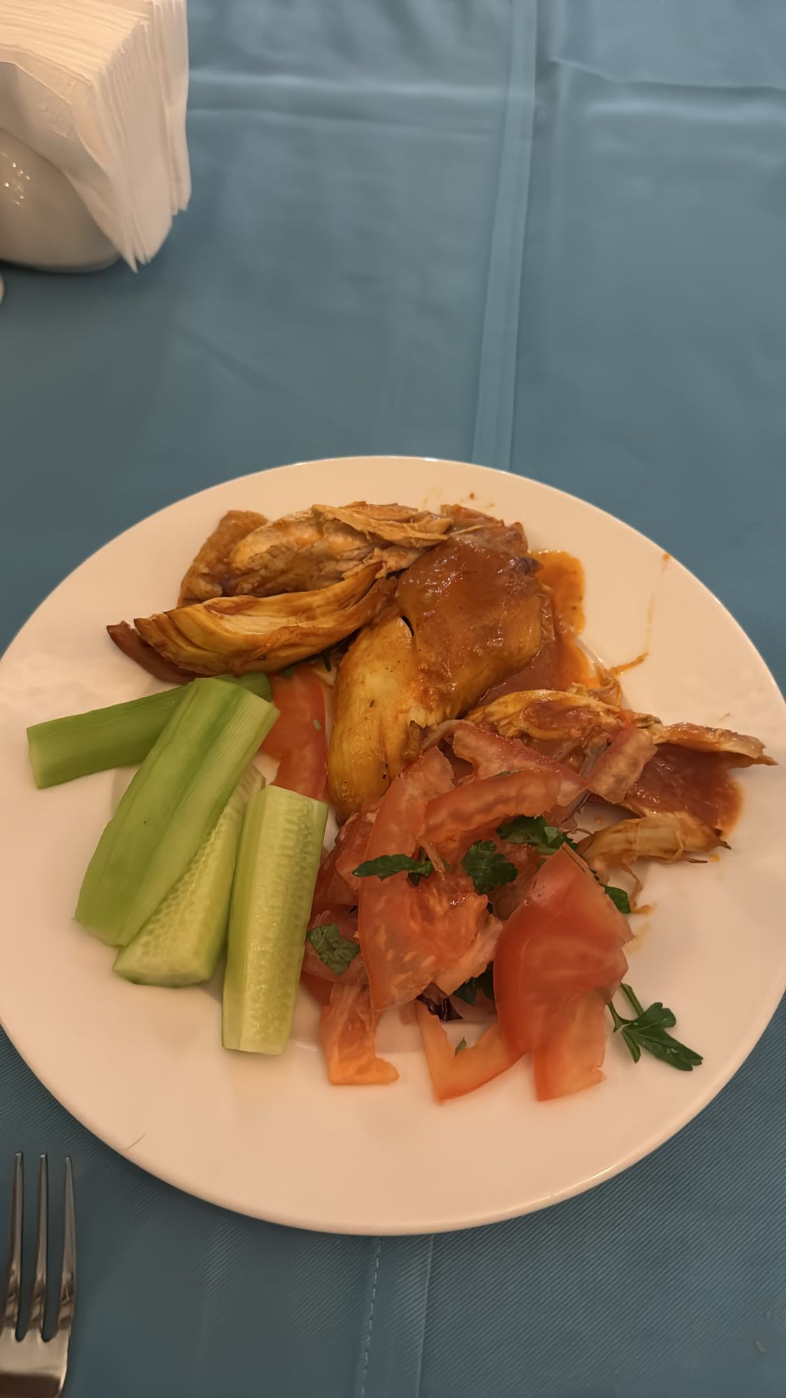 Курица с овощами