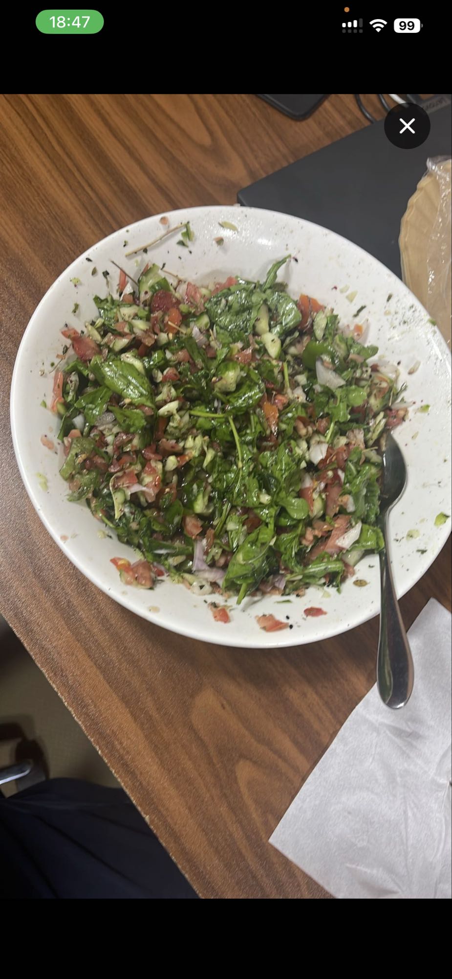 Fresh Herb Veggie Salad