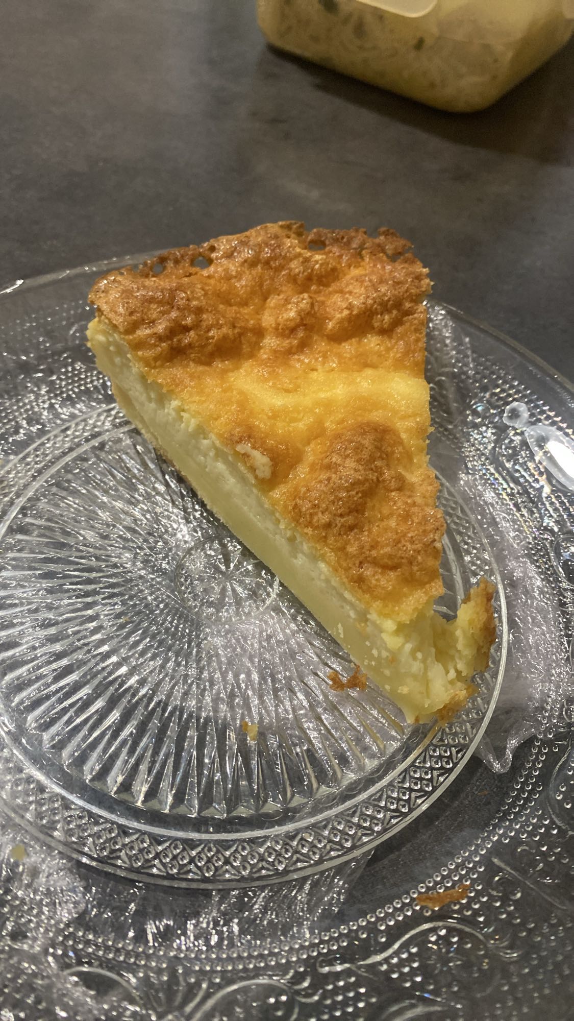 Part de gâteau au fromage