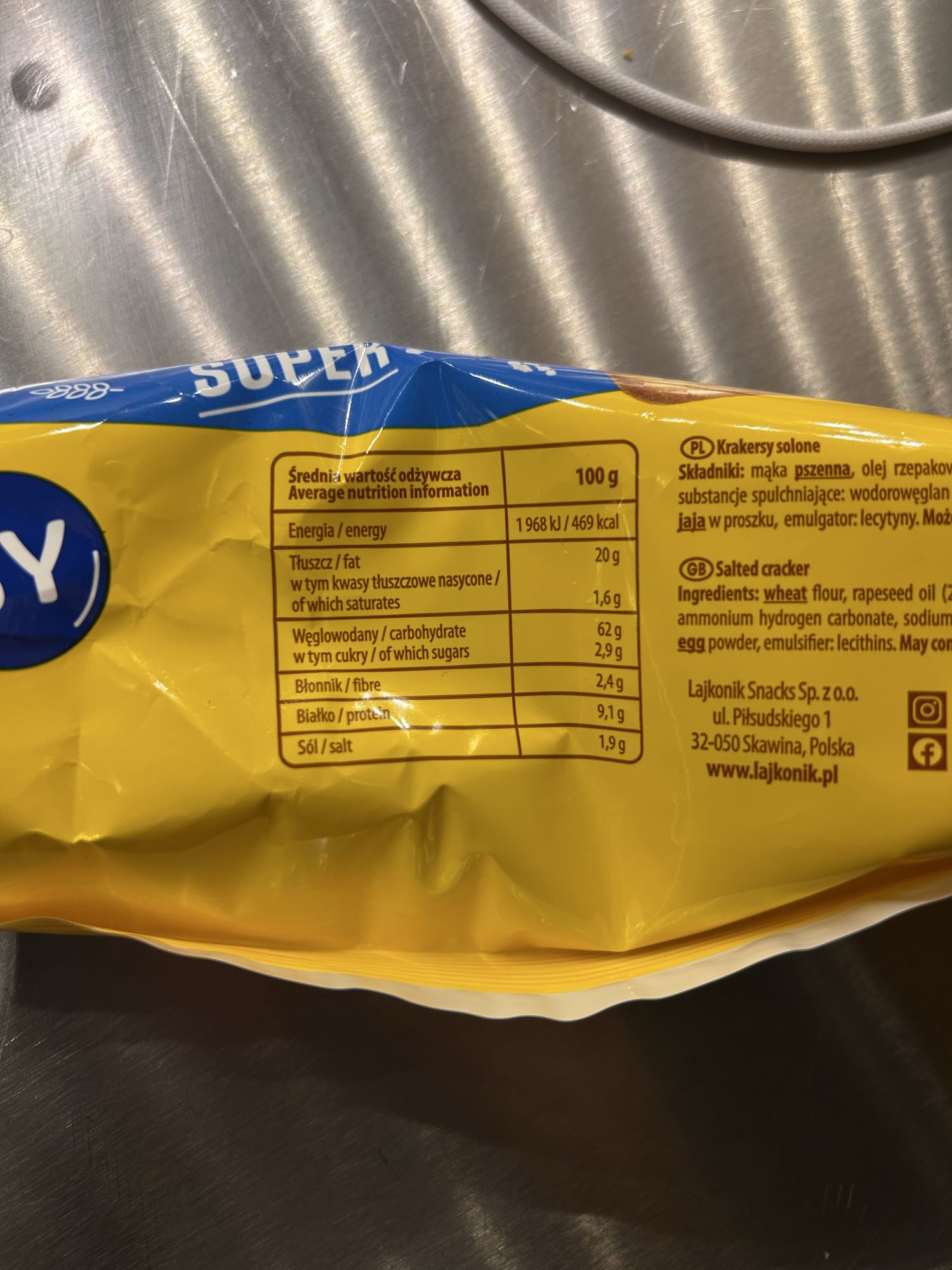 Соленые крекеры