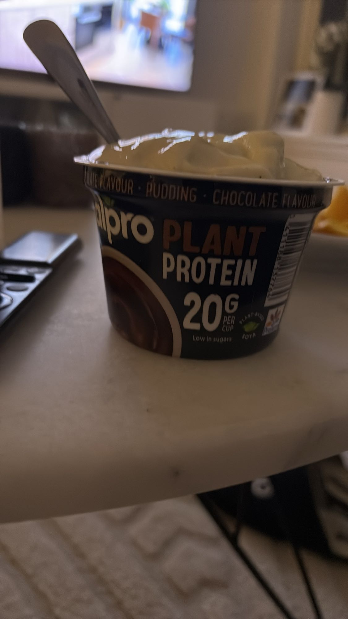 Växtbaserad proteinpudding
