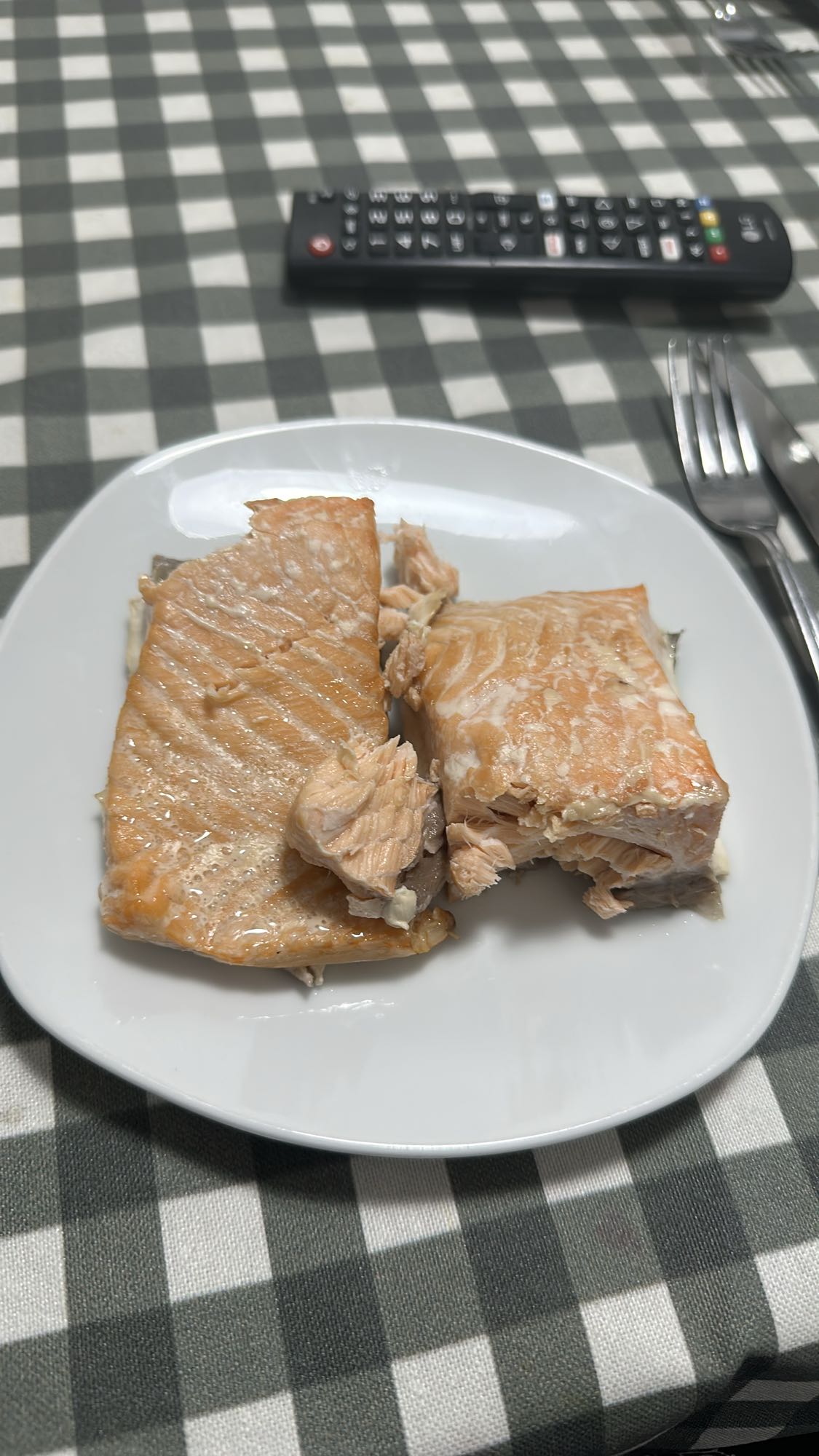 salmón al vapor