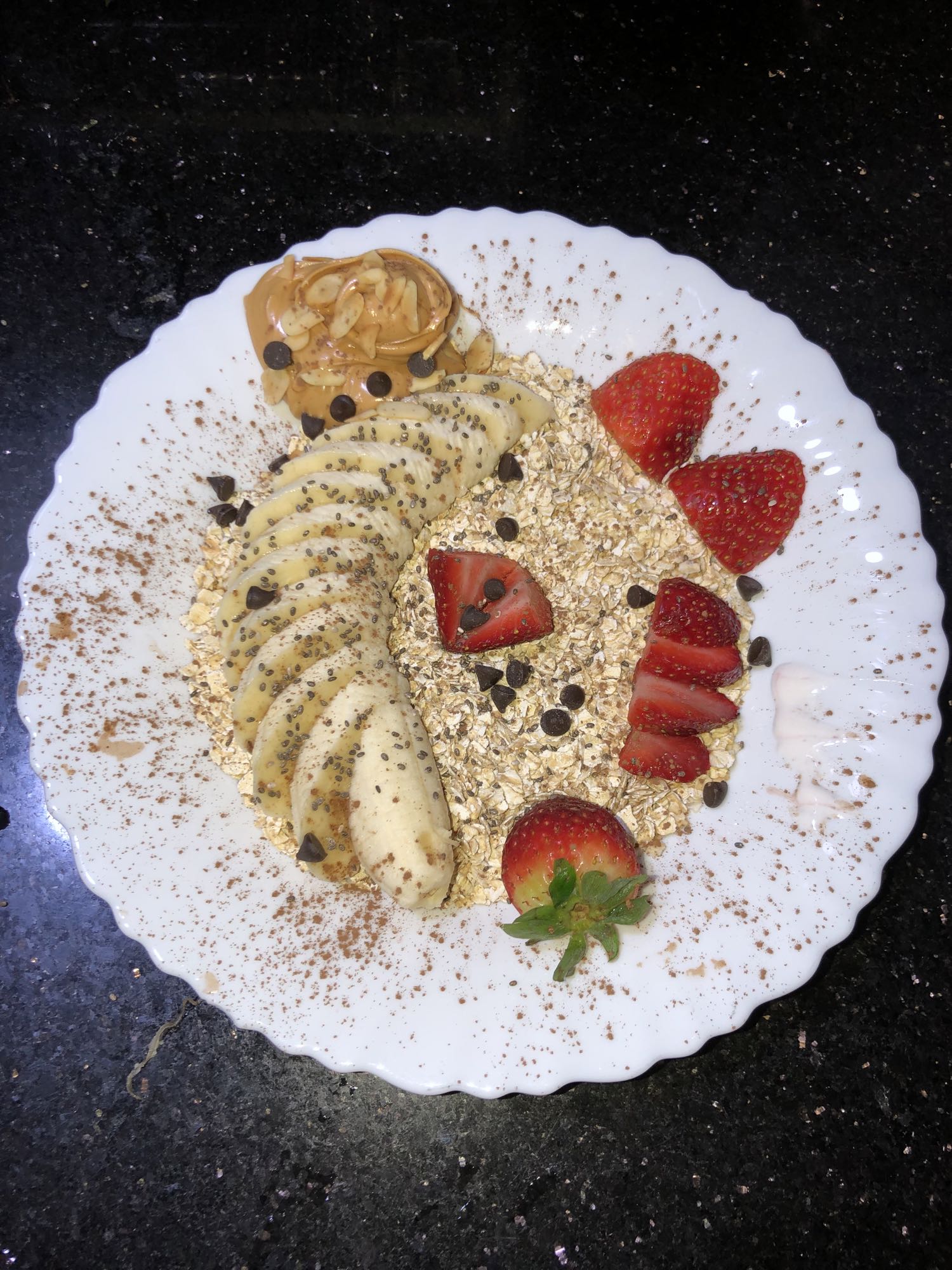 Oat Banana Strawberry Bowl