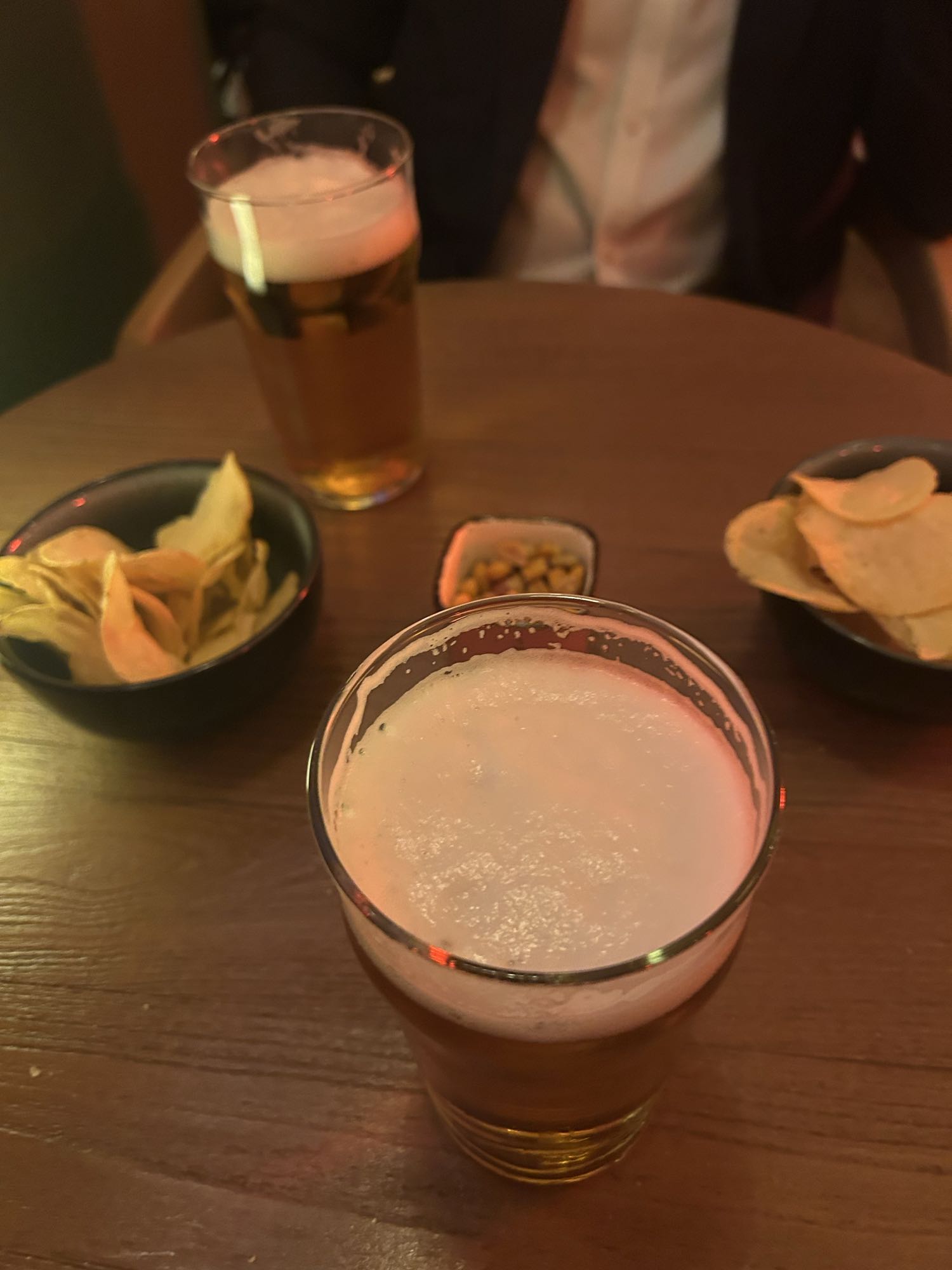 Bière et chips apéro