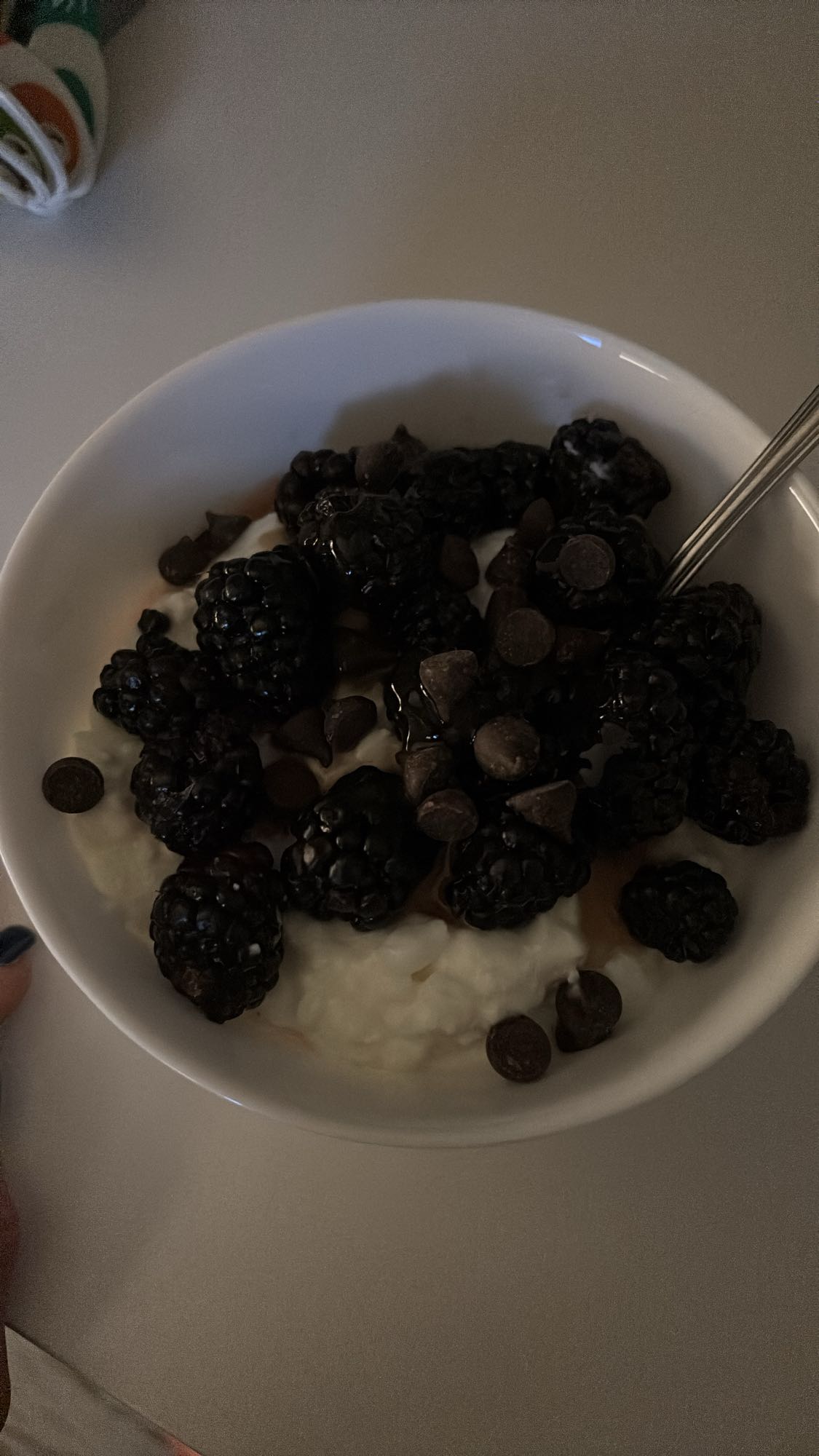 Yaourt aux mûres