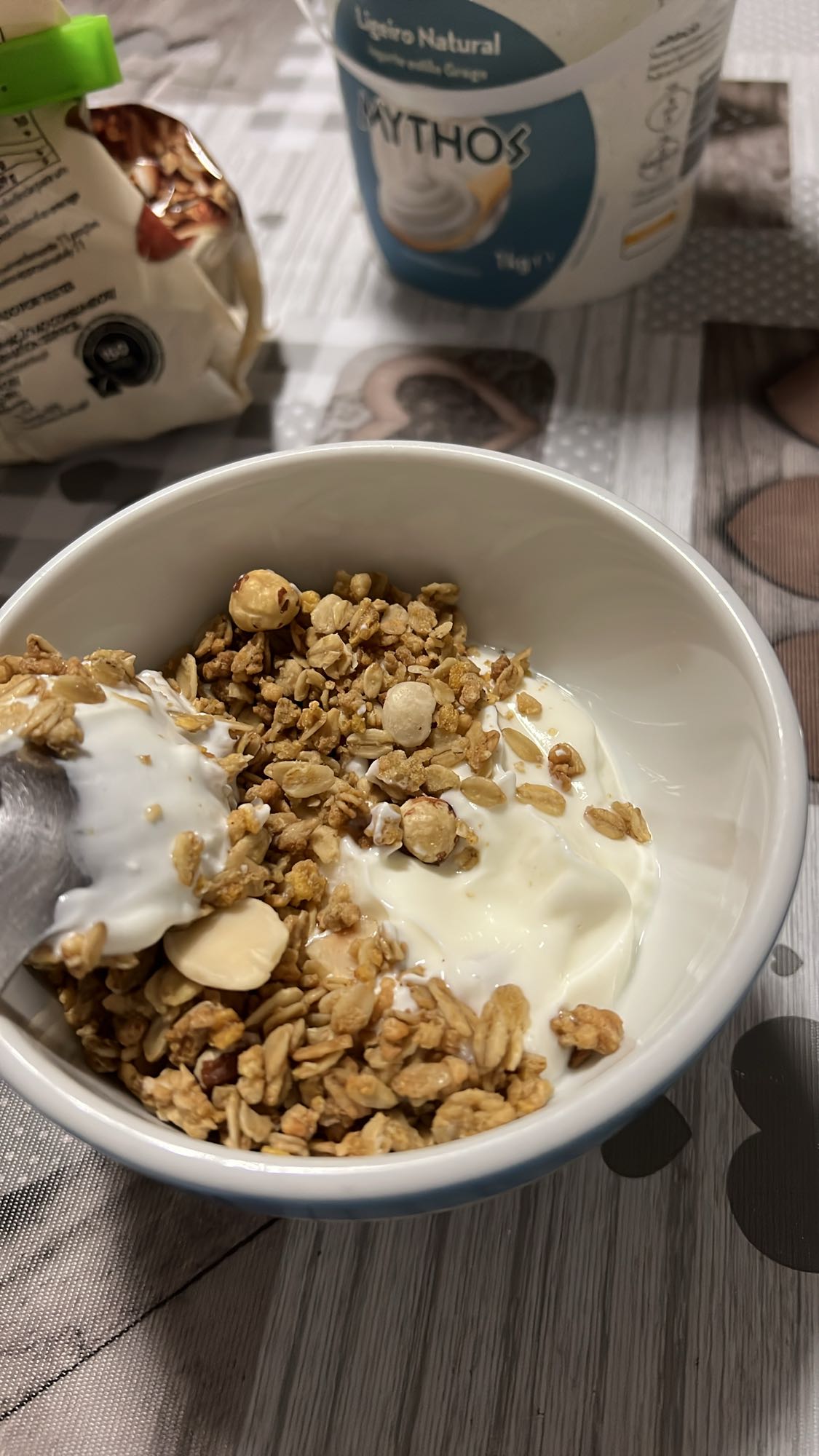 Iogurte com granola
