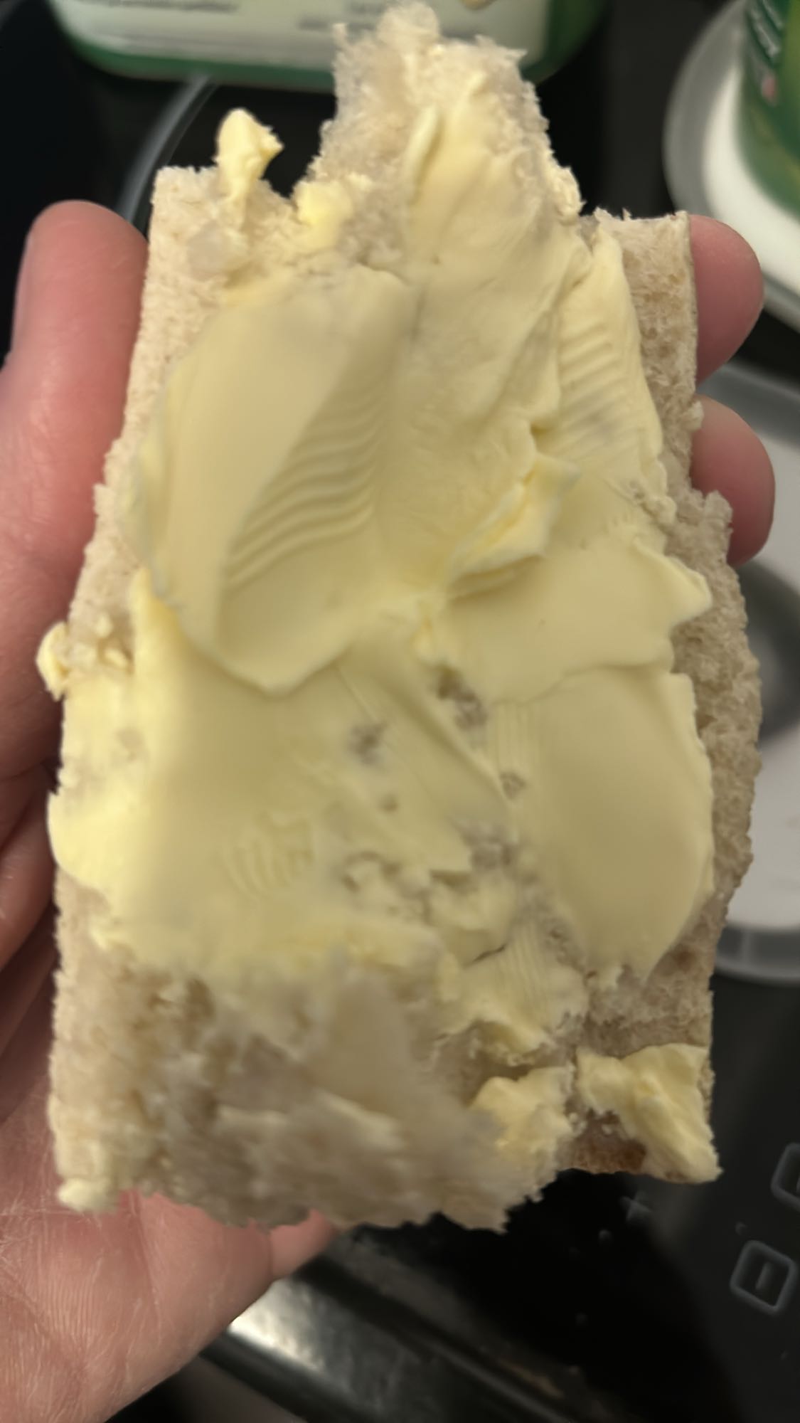 Pain avec beurre