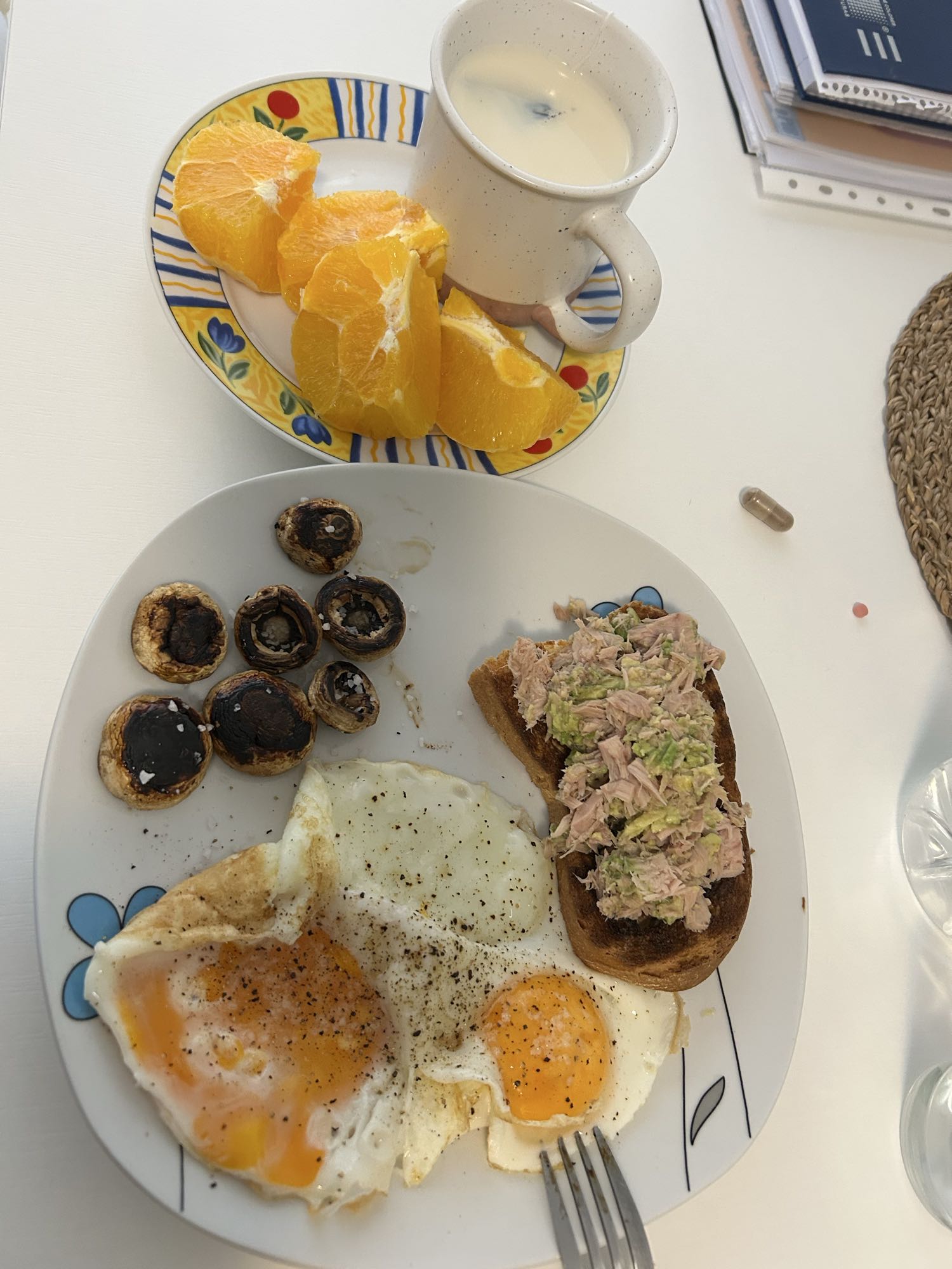 Desayuno variado saludable