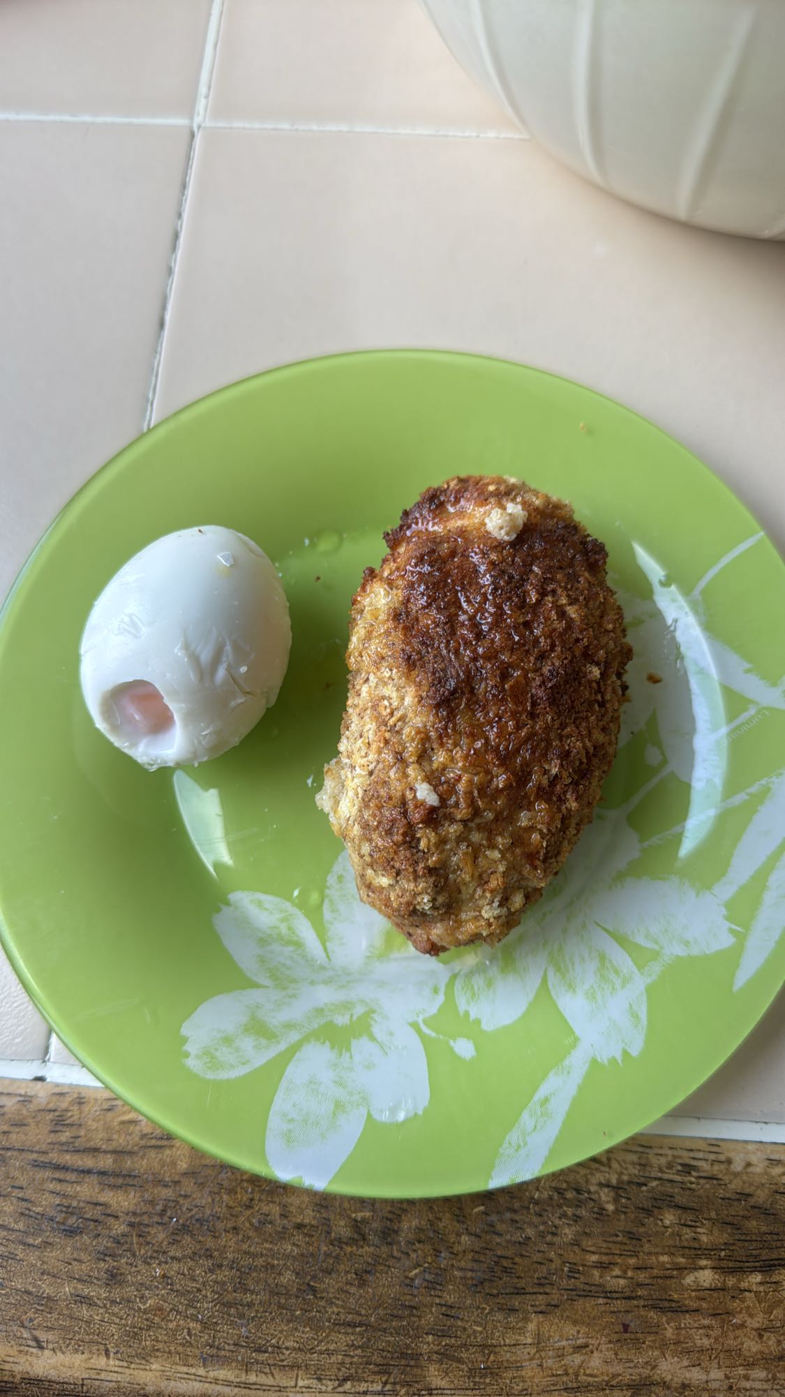 котлета с яйцом