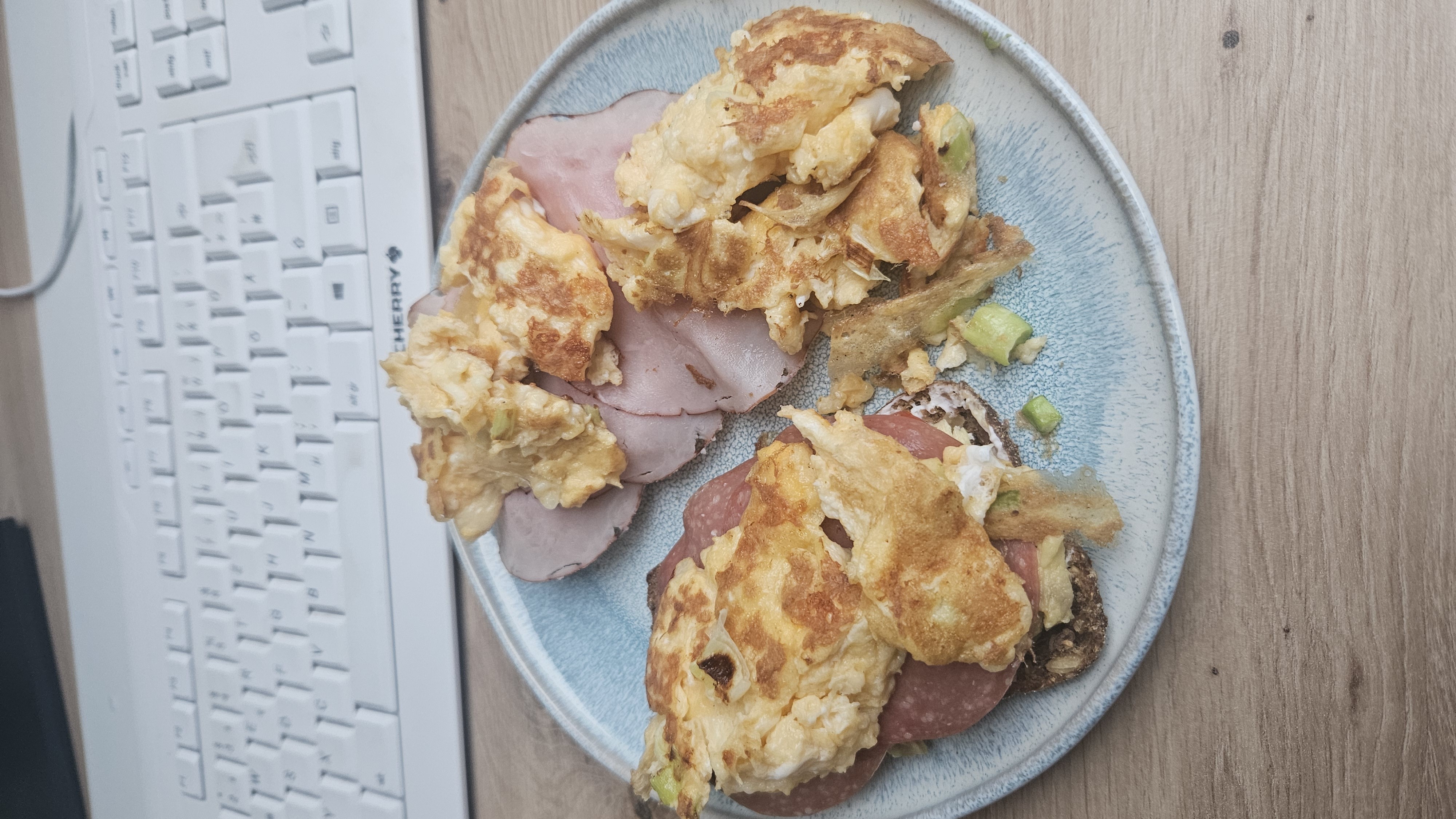 Eiwitrijke toast met ei