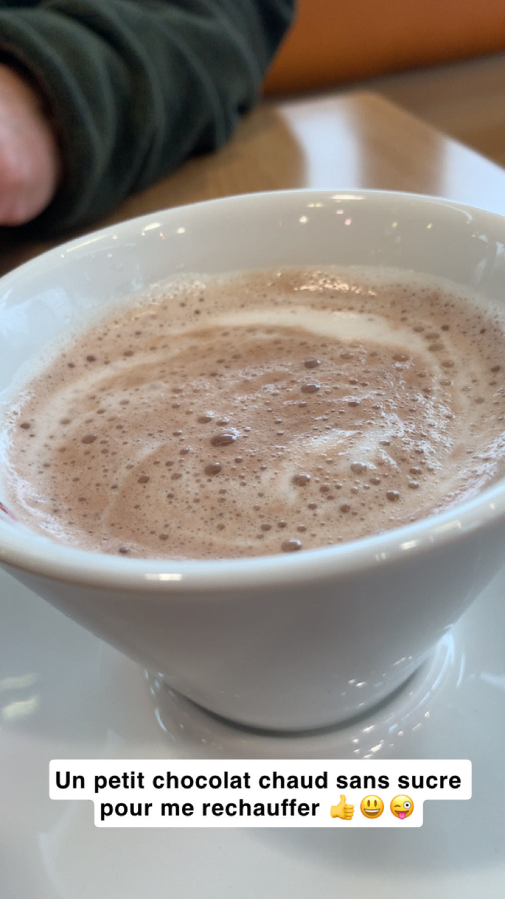 Chocolat chaud sans sucre