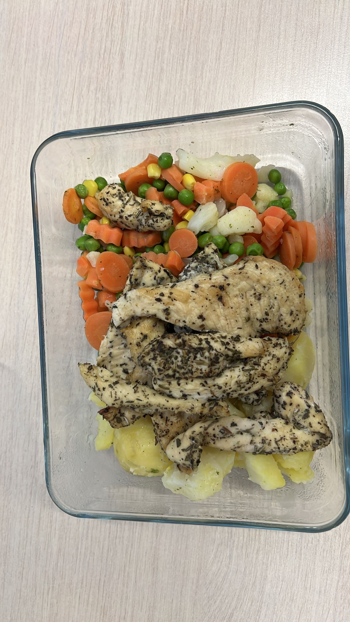 Kurczak z warzywami i ziemniakami