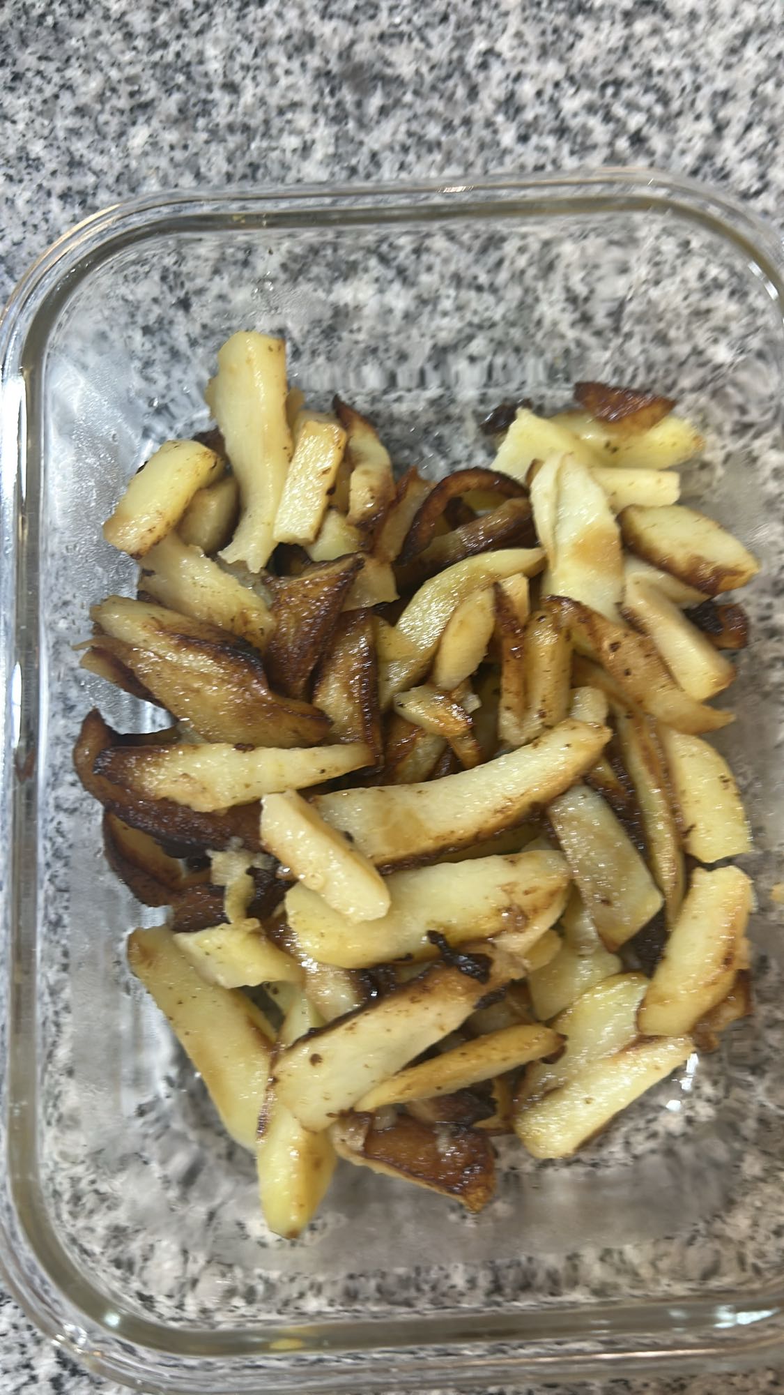 жареный картофель