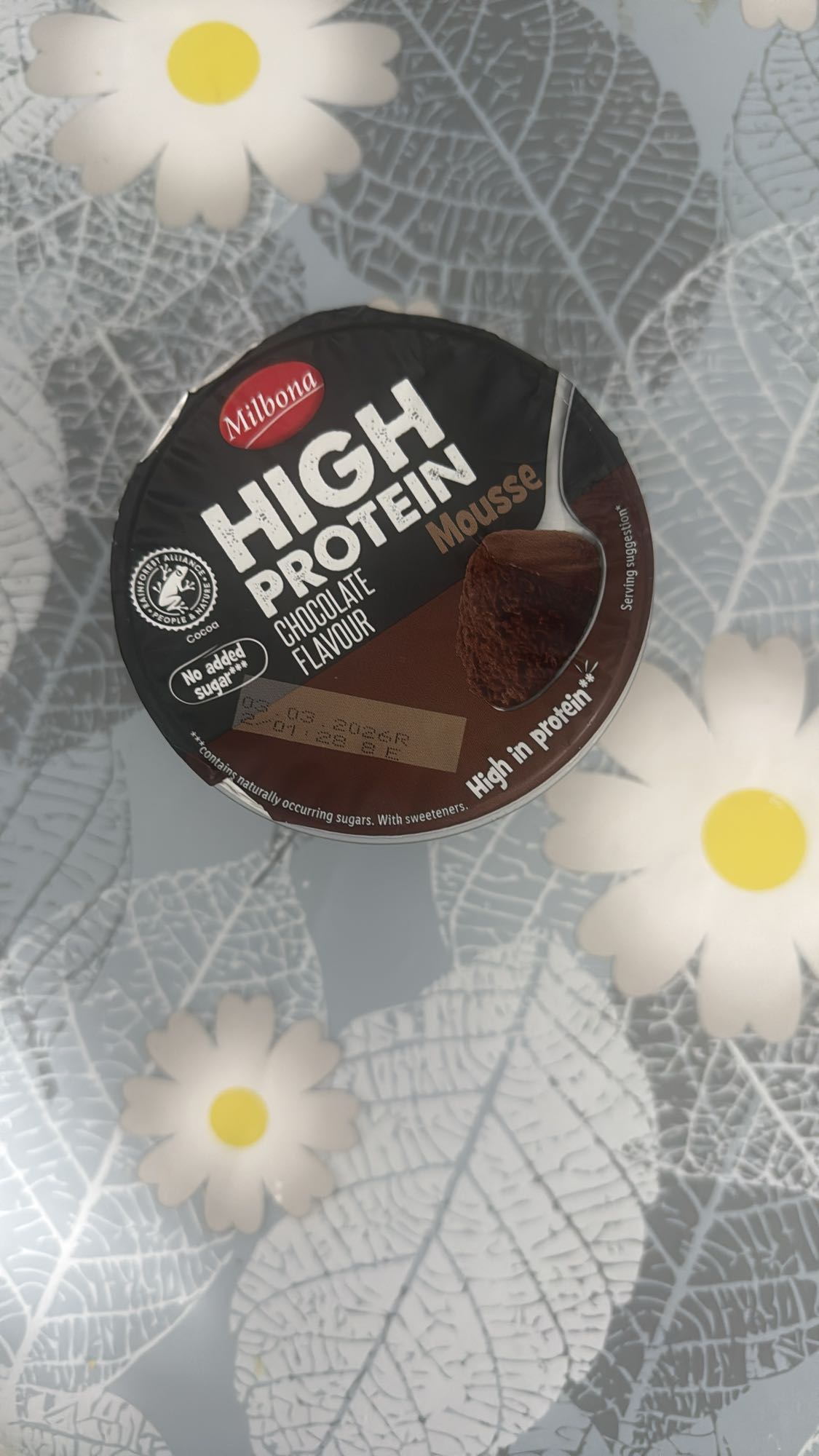 Mousse proteică ciocolată