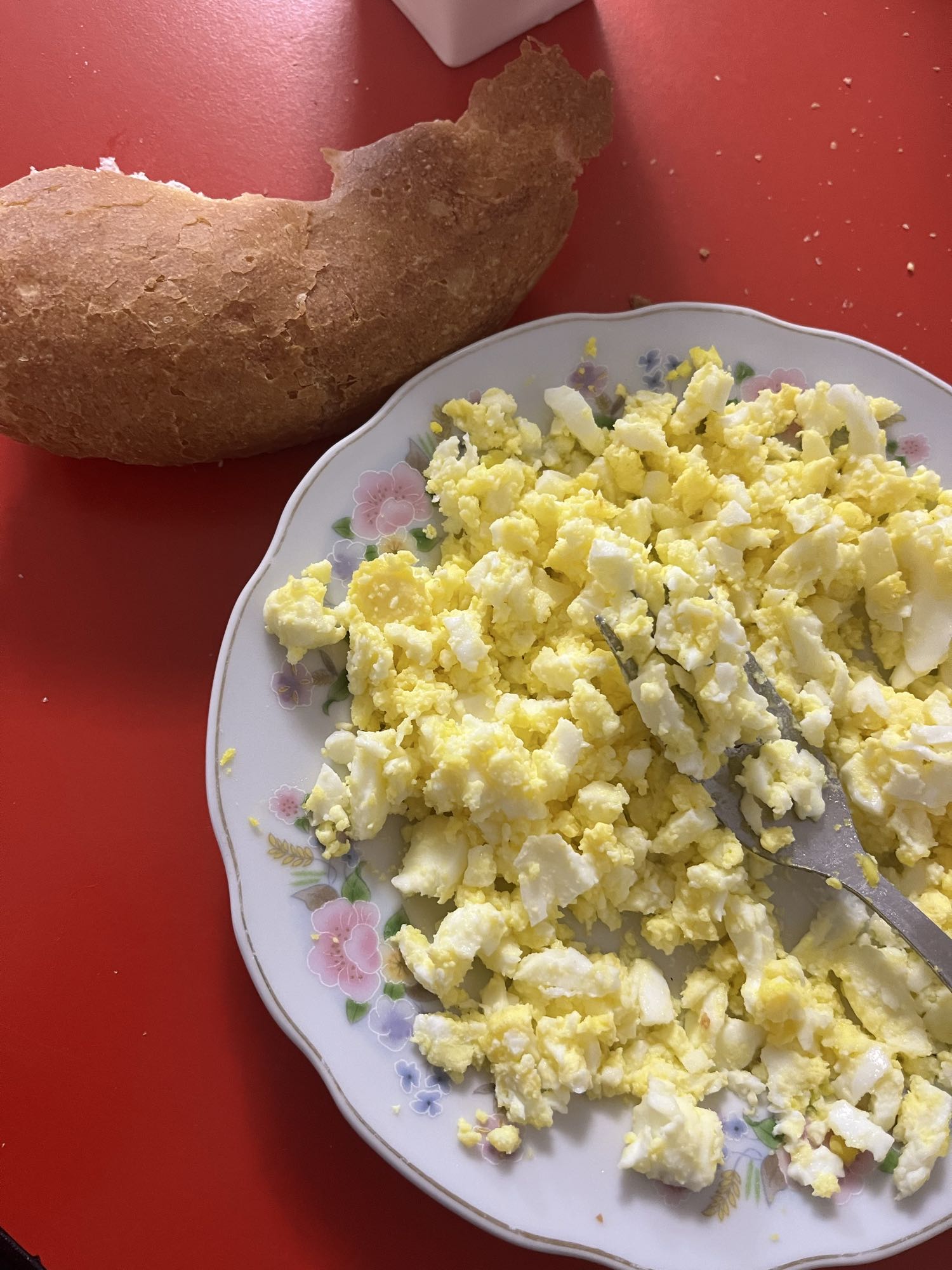 яйца с хлебом