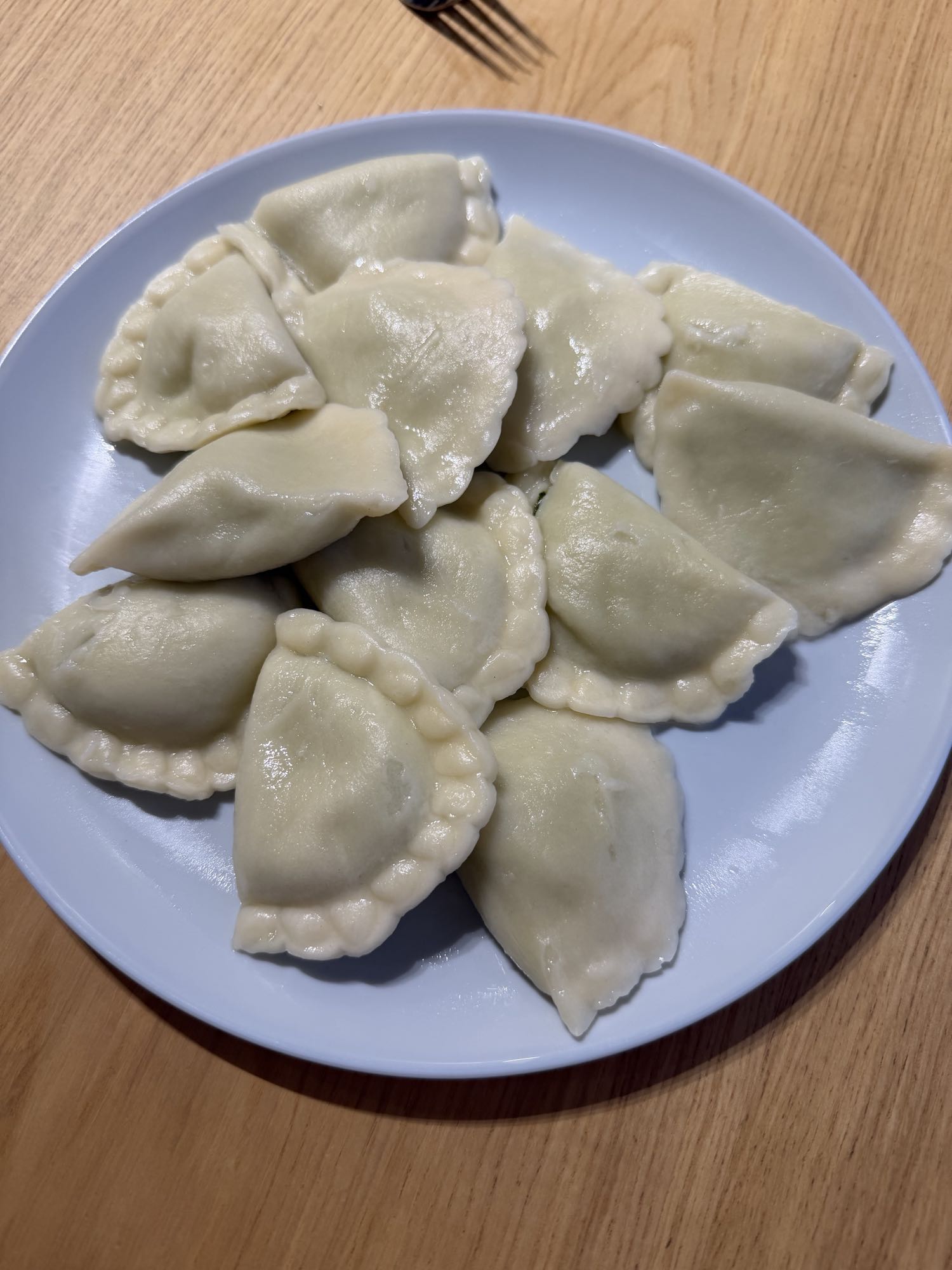 Pierogi ze szpinakiem i serem