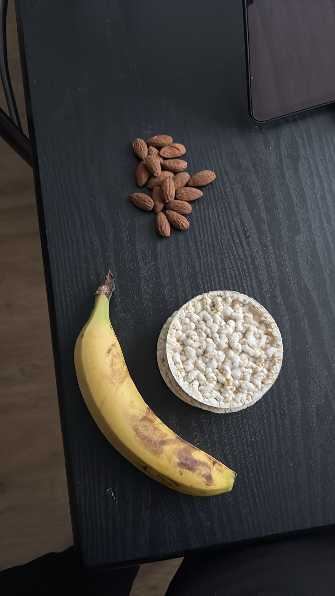 Collation banane & galettes
