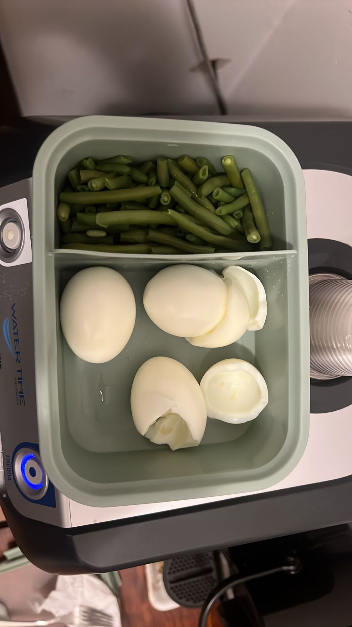 Boiled Eggs & Green Beans