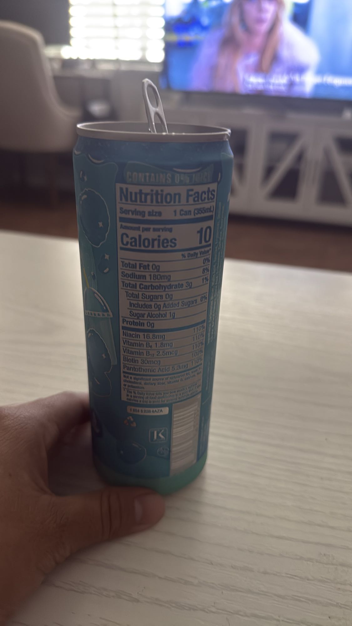 Sugar-free energy drink