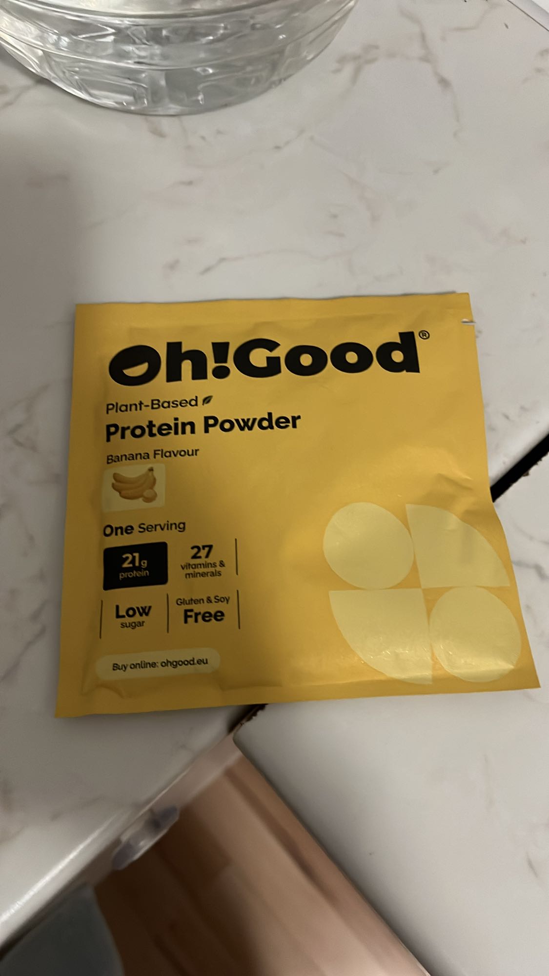 Протеинов шейк банан