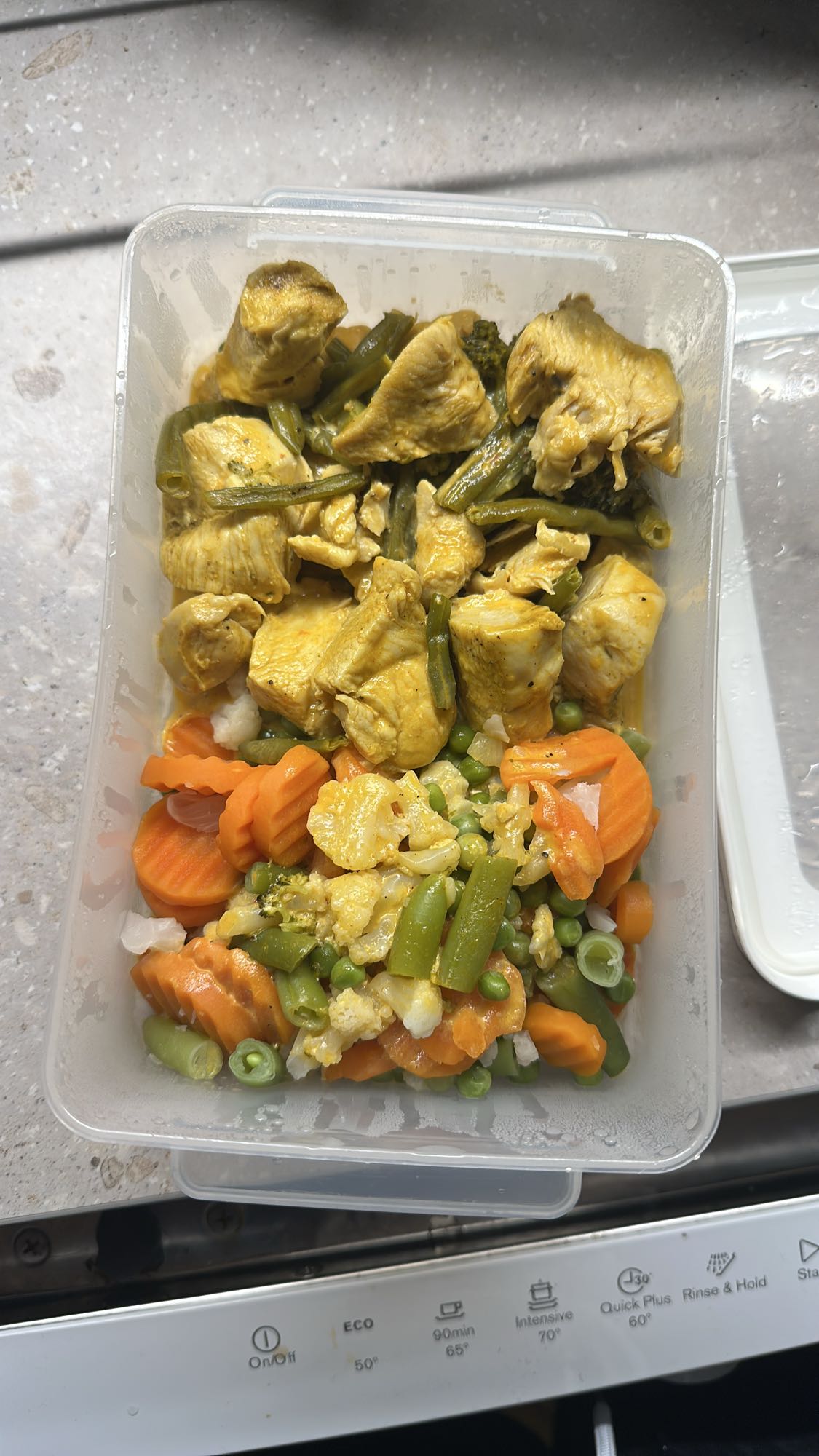 Kyckling med grönsaker