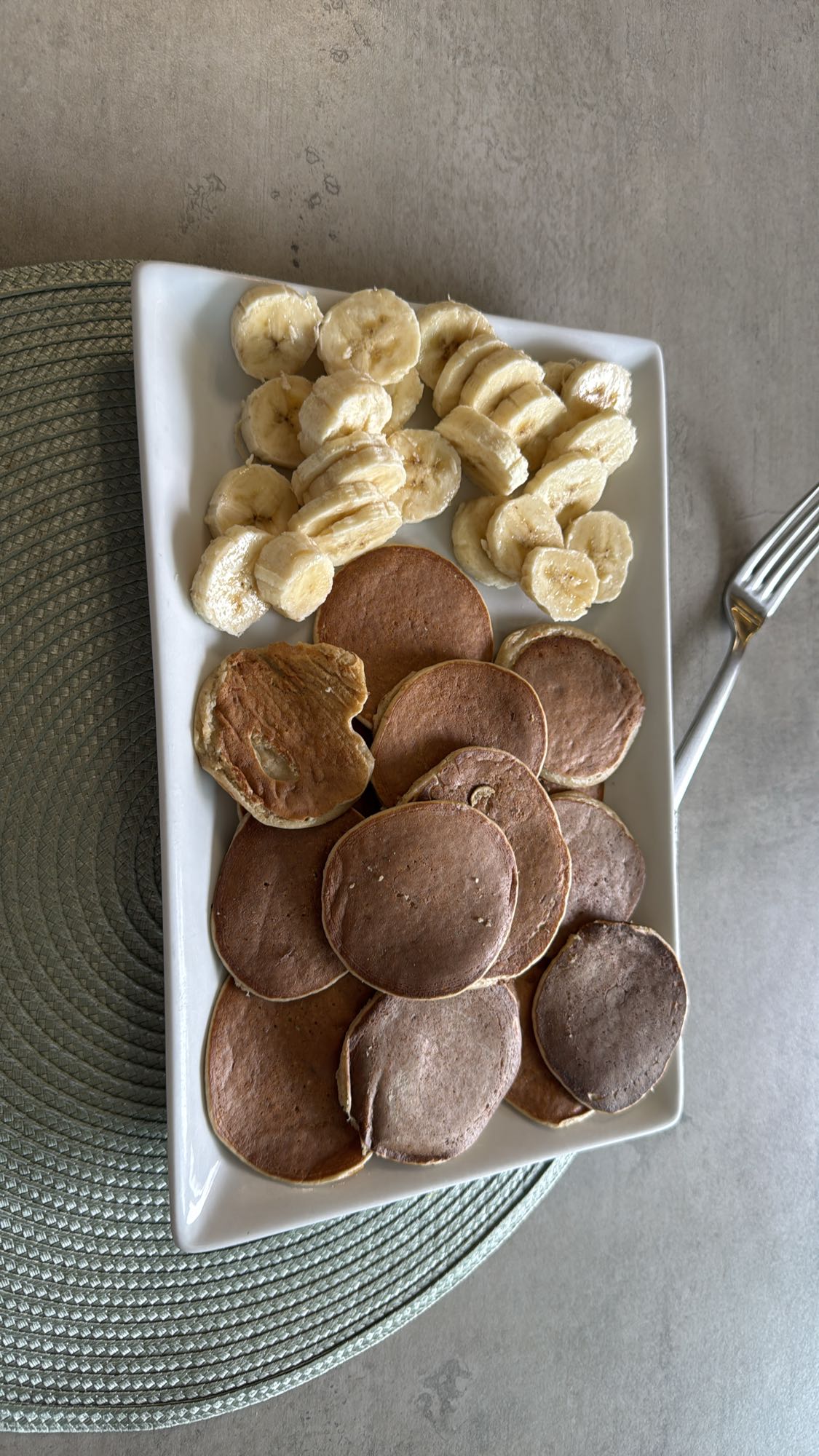 Panqueques con plátano