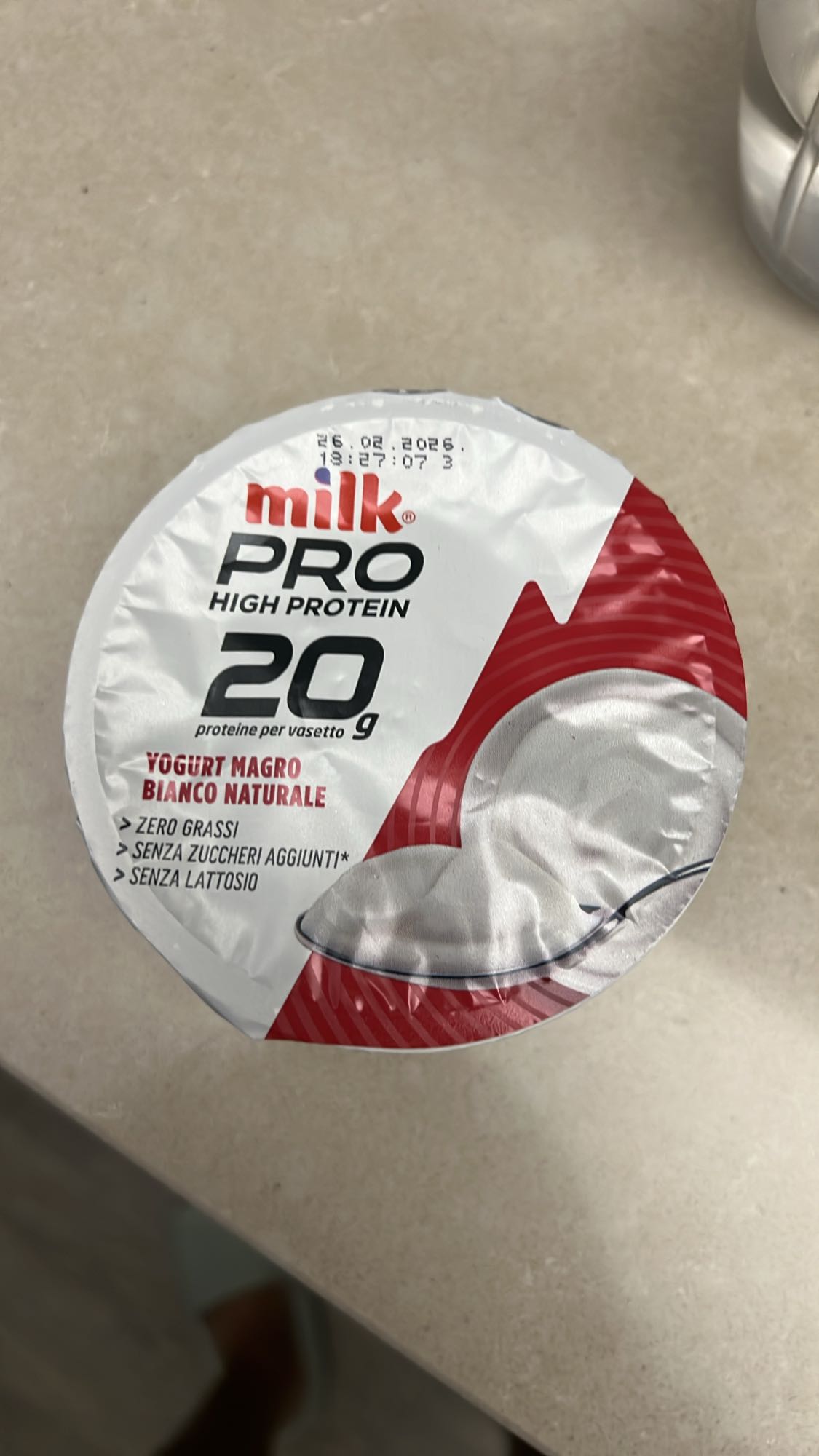 Yogurt magro proteico