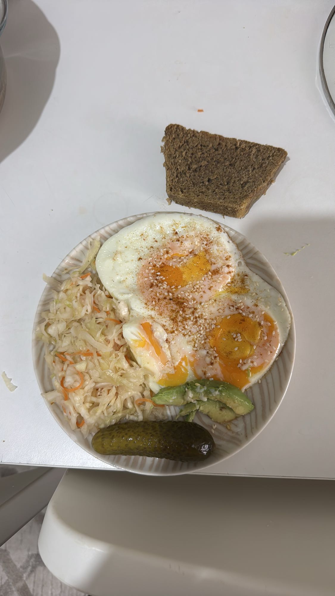 Yumurtalı Kahvaltı Tabağı