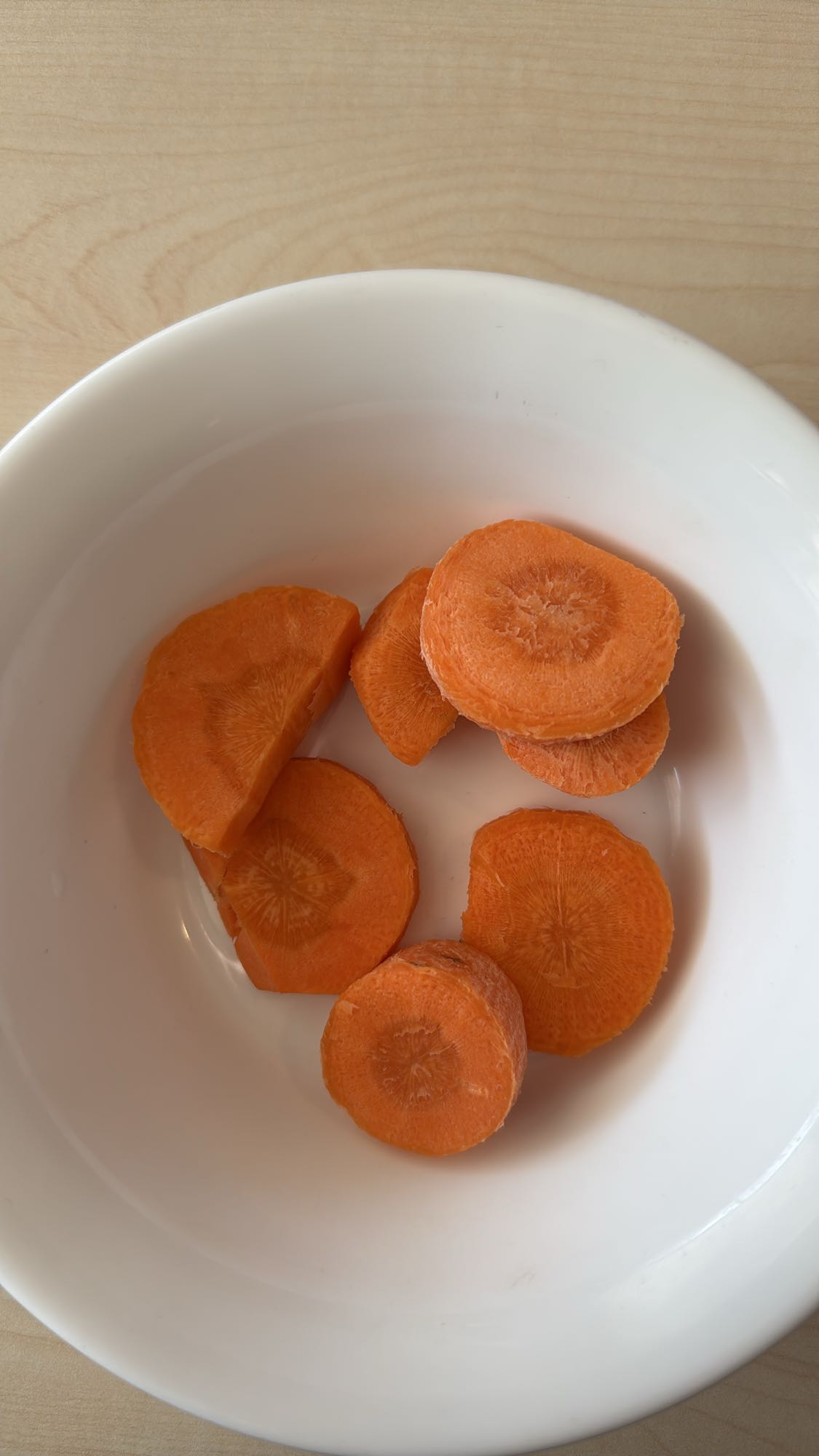 Sliced Carrots Bowl