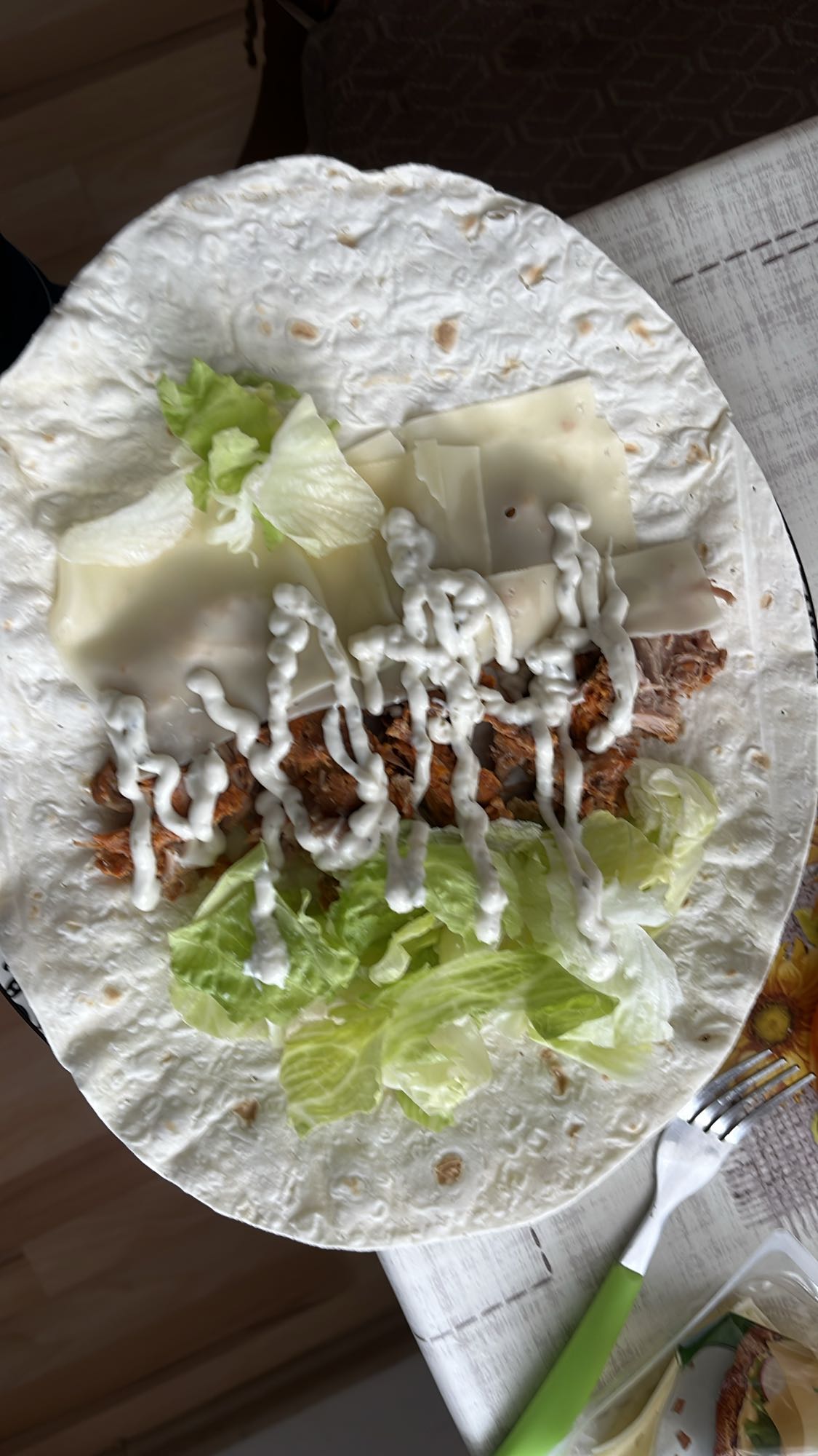 Пилешко бурито