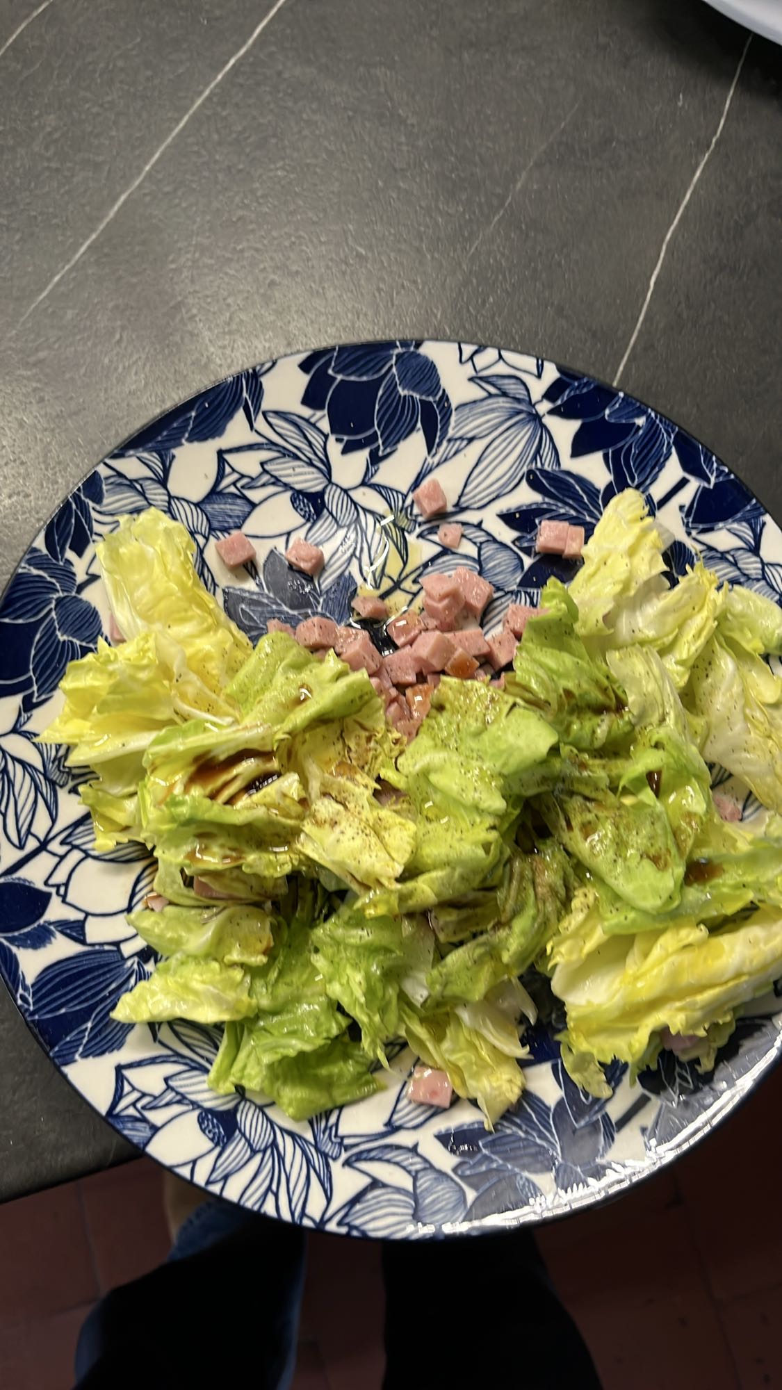 Salade jambon laitue