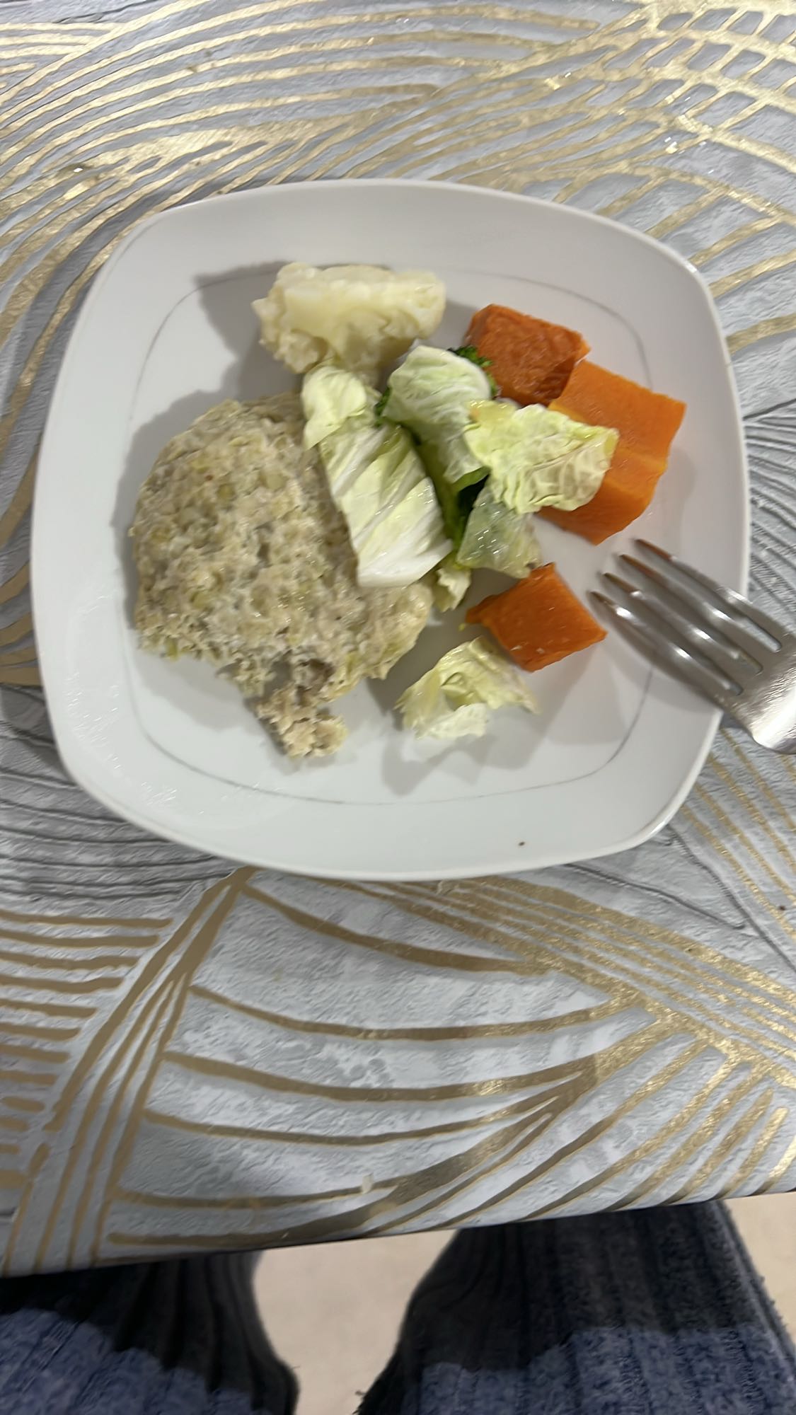 Котлета с овощами