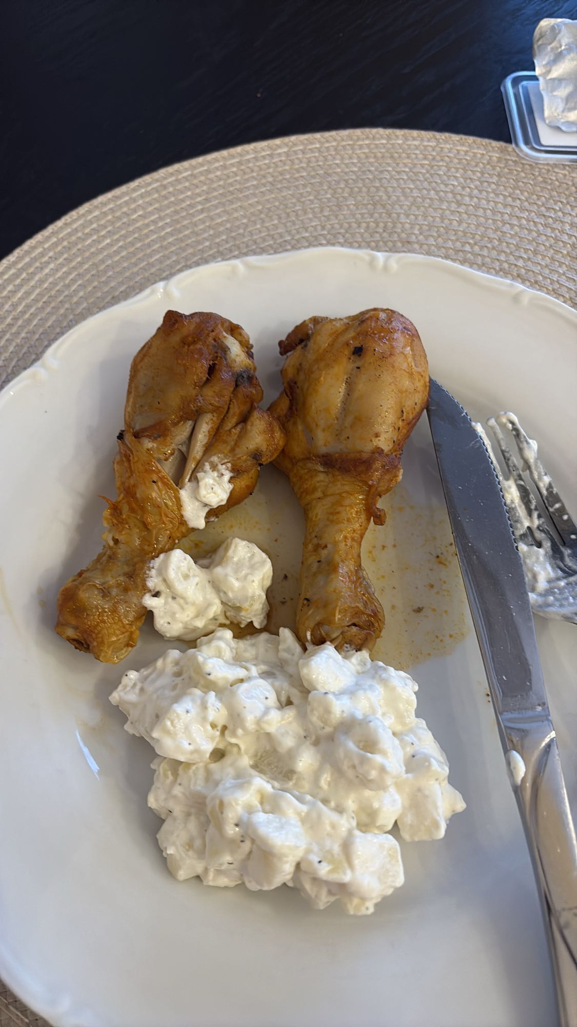 Kyckling med potatissallad