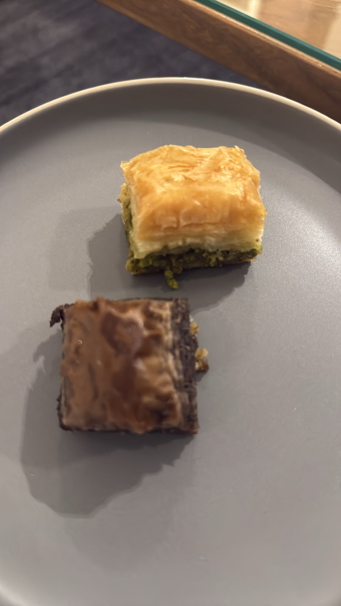 Baklava and Brownie Bites