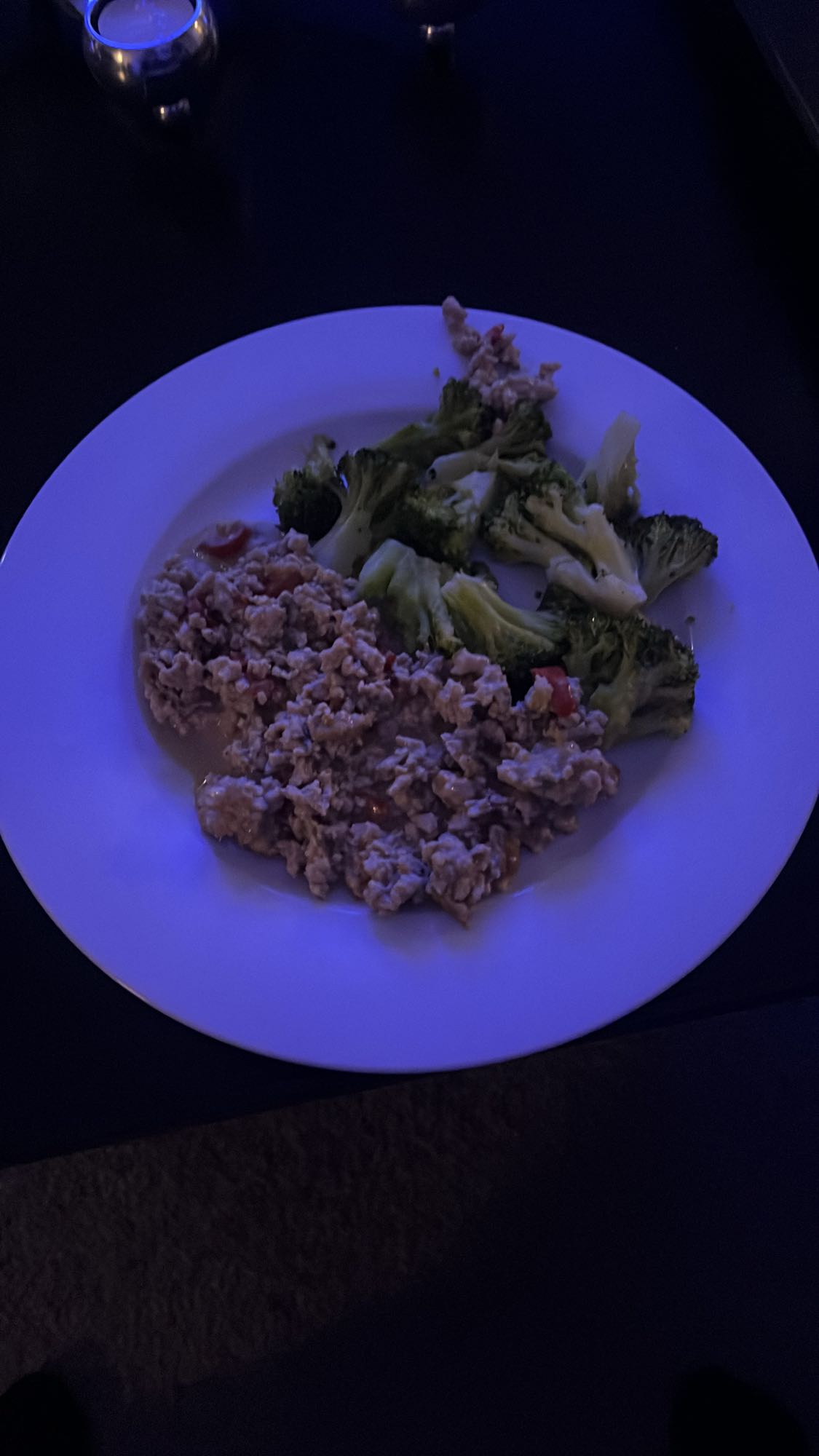 Kycklingfärs med kokosmjölk och paprika