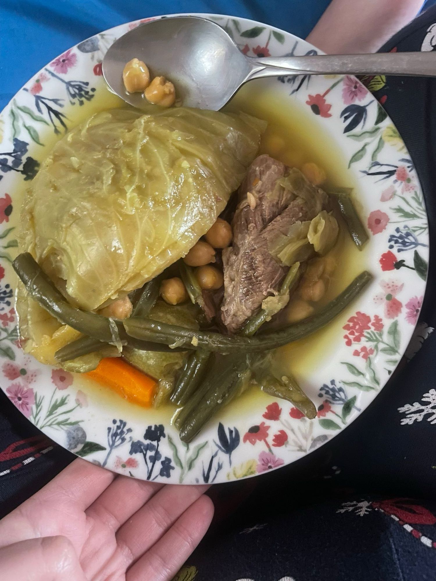 Cocido de verduras y carne