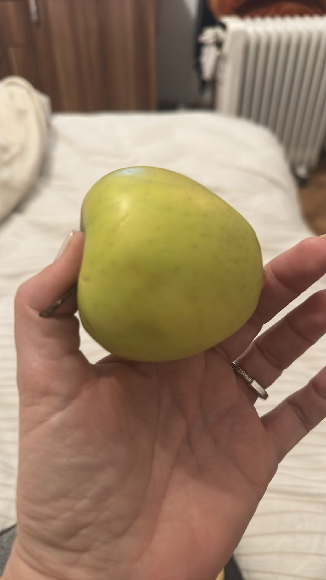 Green apple snack