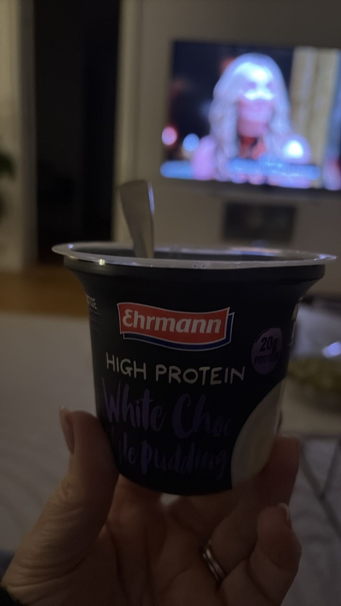 Vit choklad proteinpudding