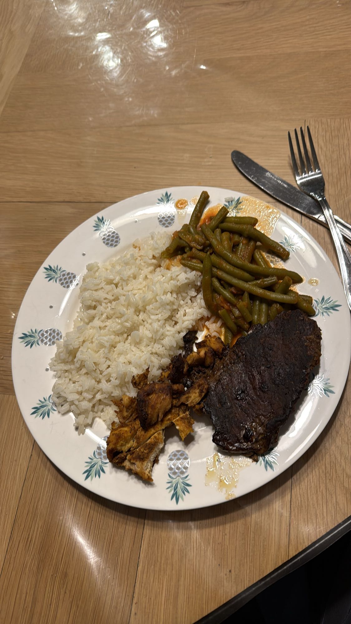Rice, Steak & Veggies