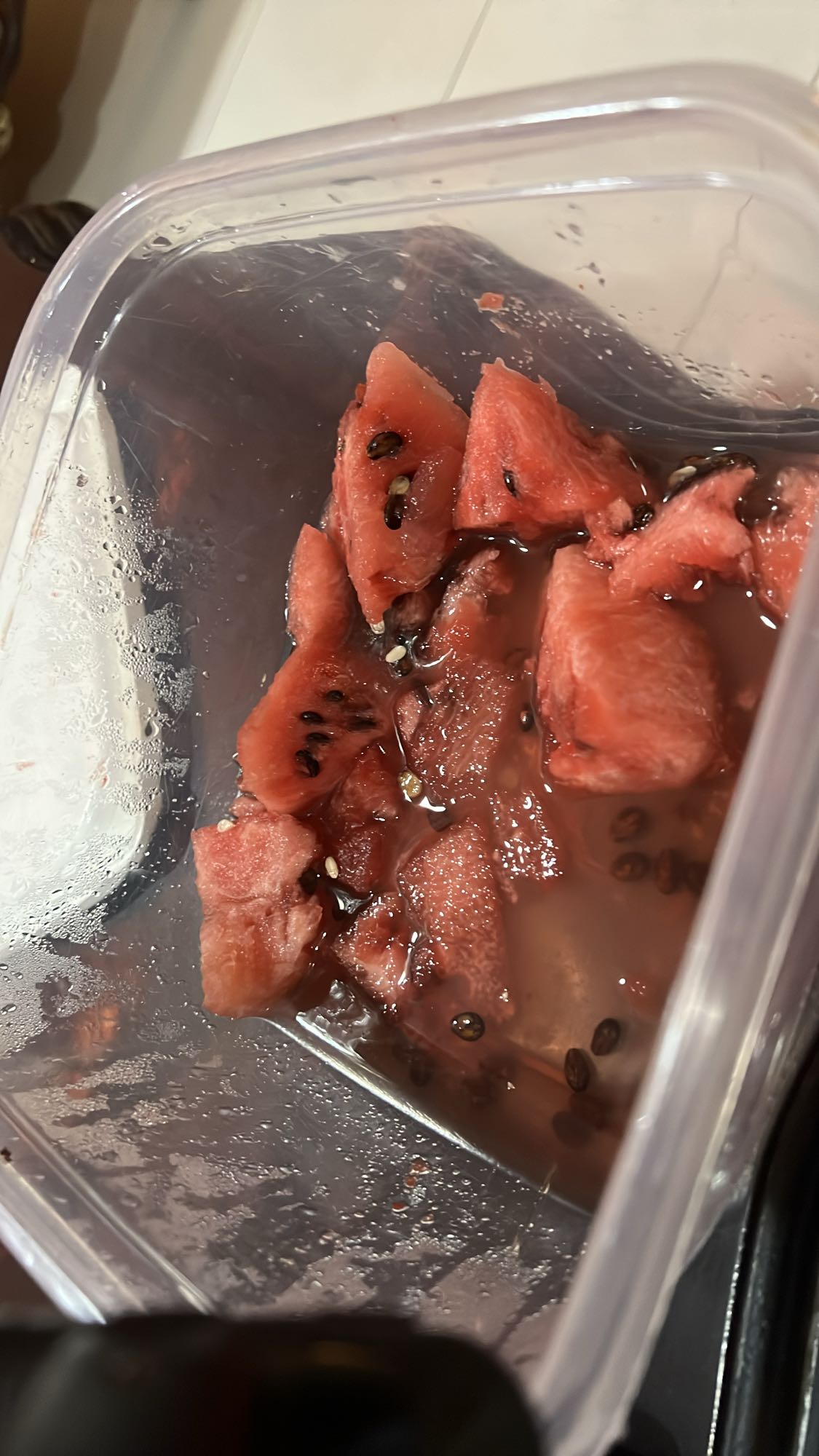 Fresh Watermelon Cubes