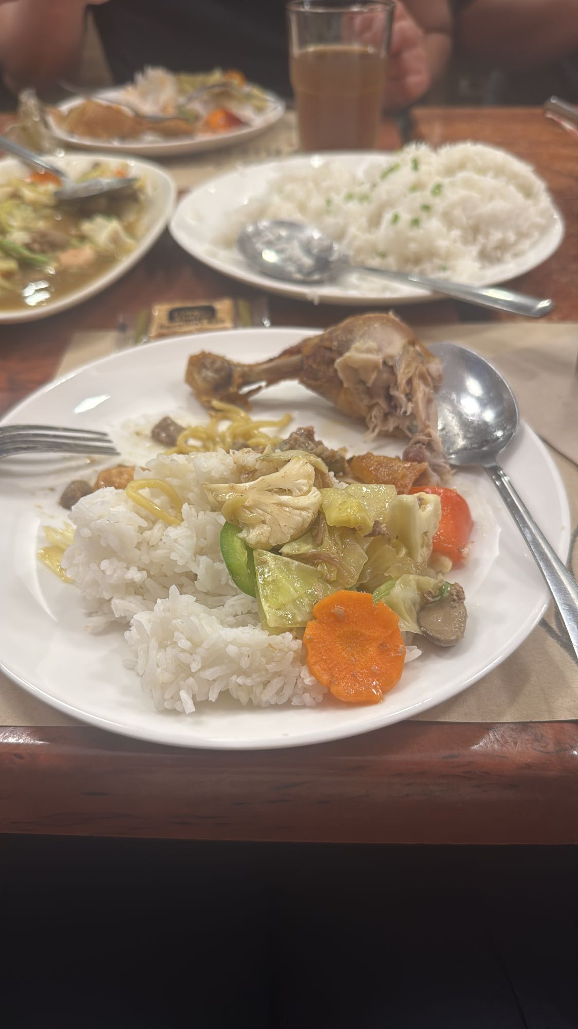 Chicken Veggie Rice Plate