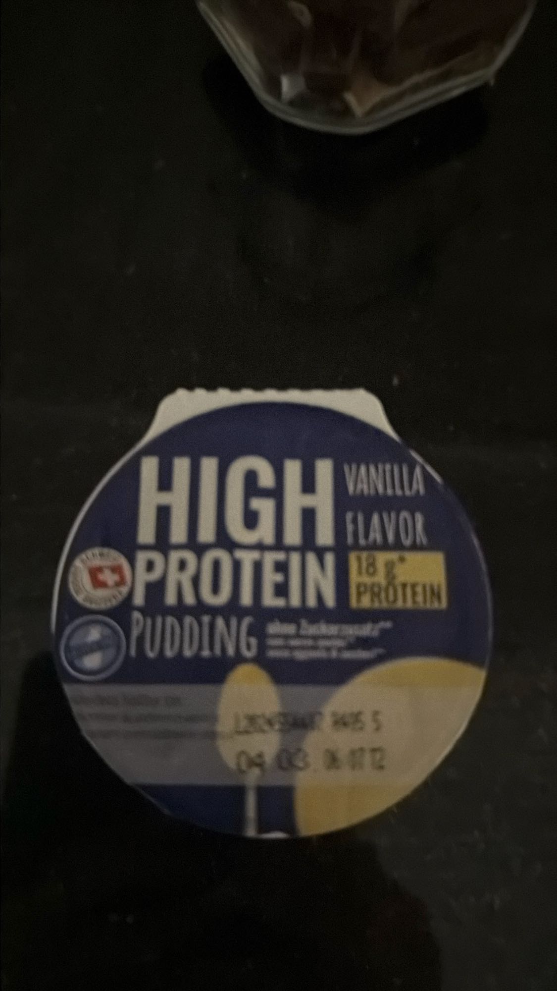 High Protein Vanillepudding