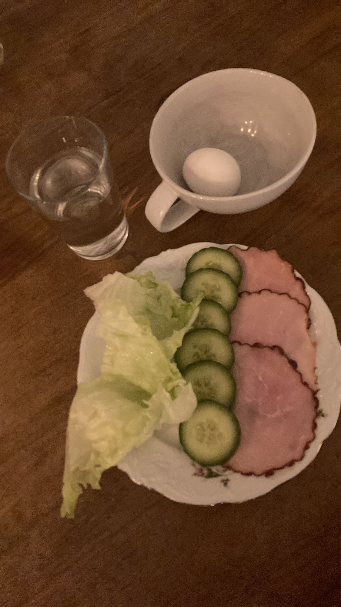 Skink- och äggtallrik