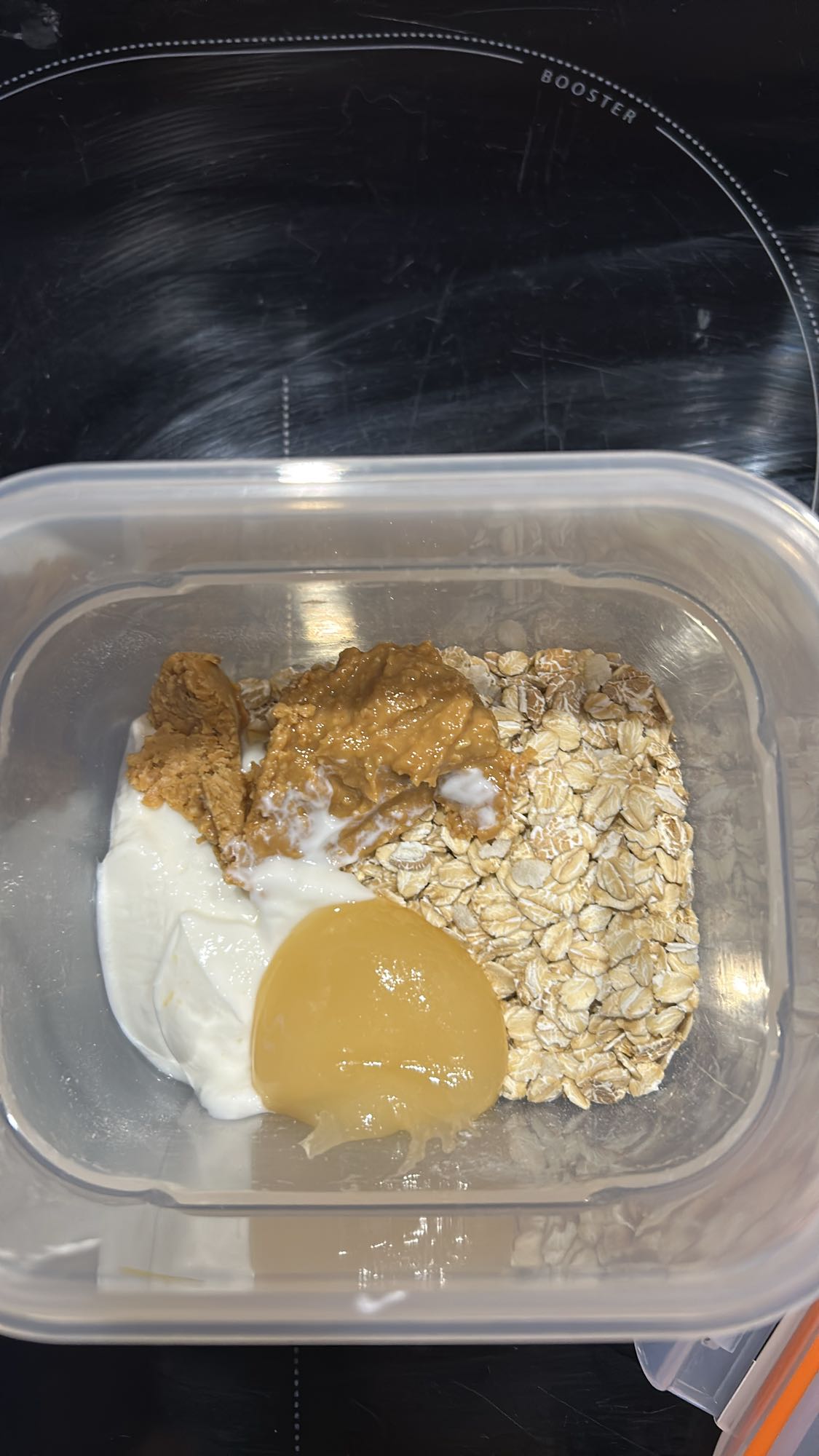 Bol avoine, yaourt, miel